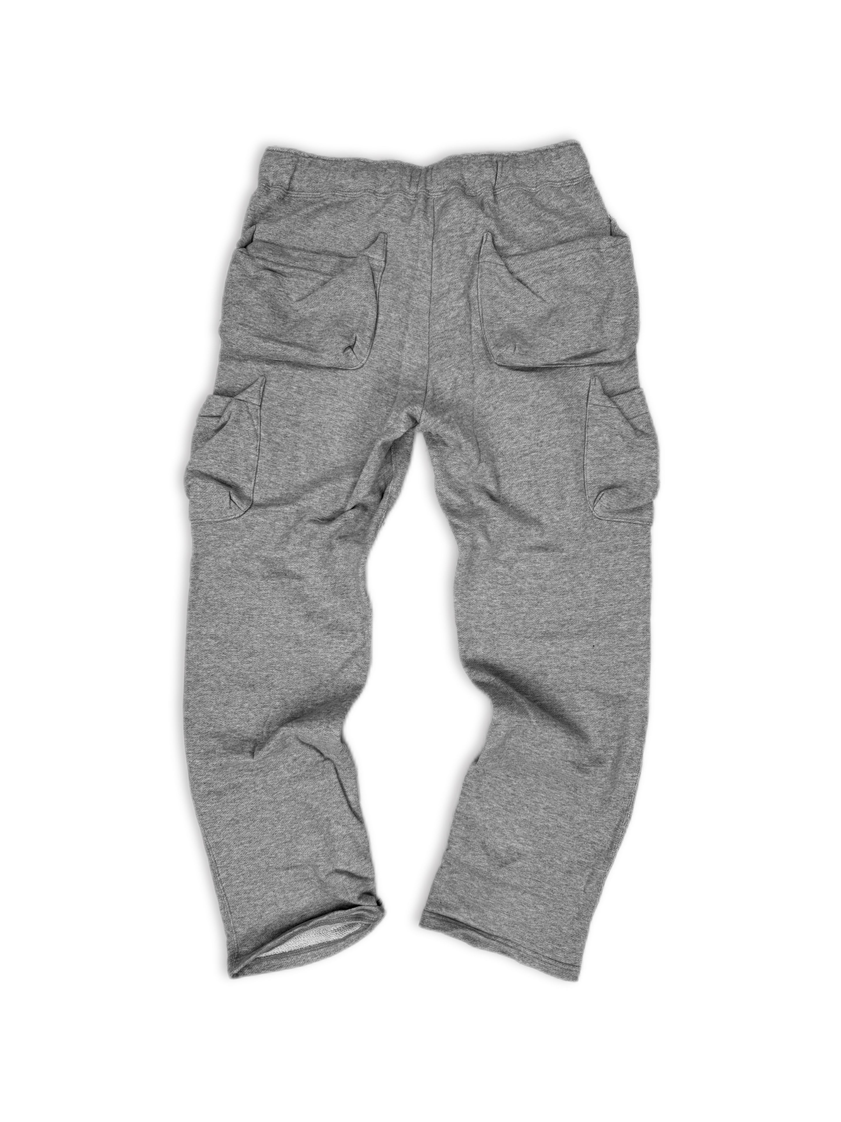 Number (N)ine Multi Pocket Heather Grey Cargo Sweatpants
