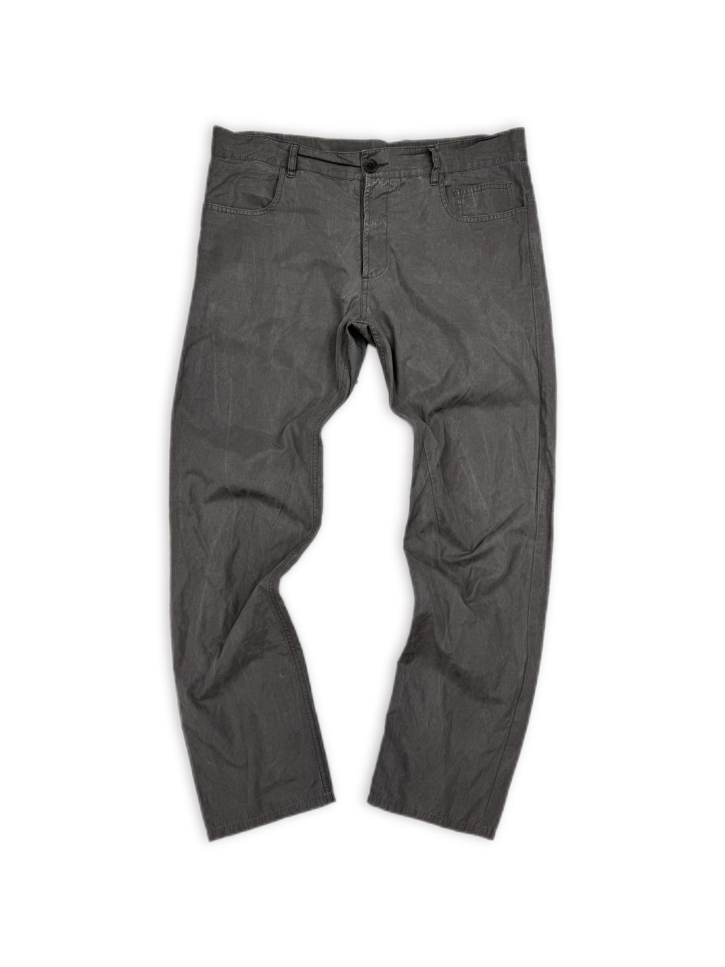 Rick Owens Olmar & Mirta Era Grey Boot Cut Pants
