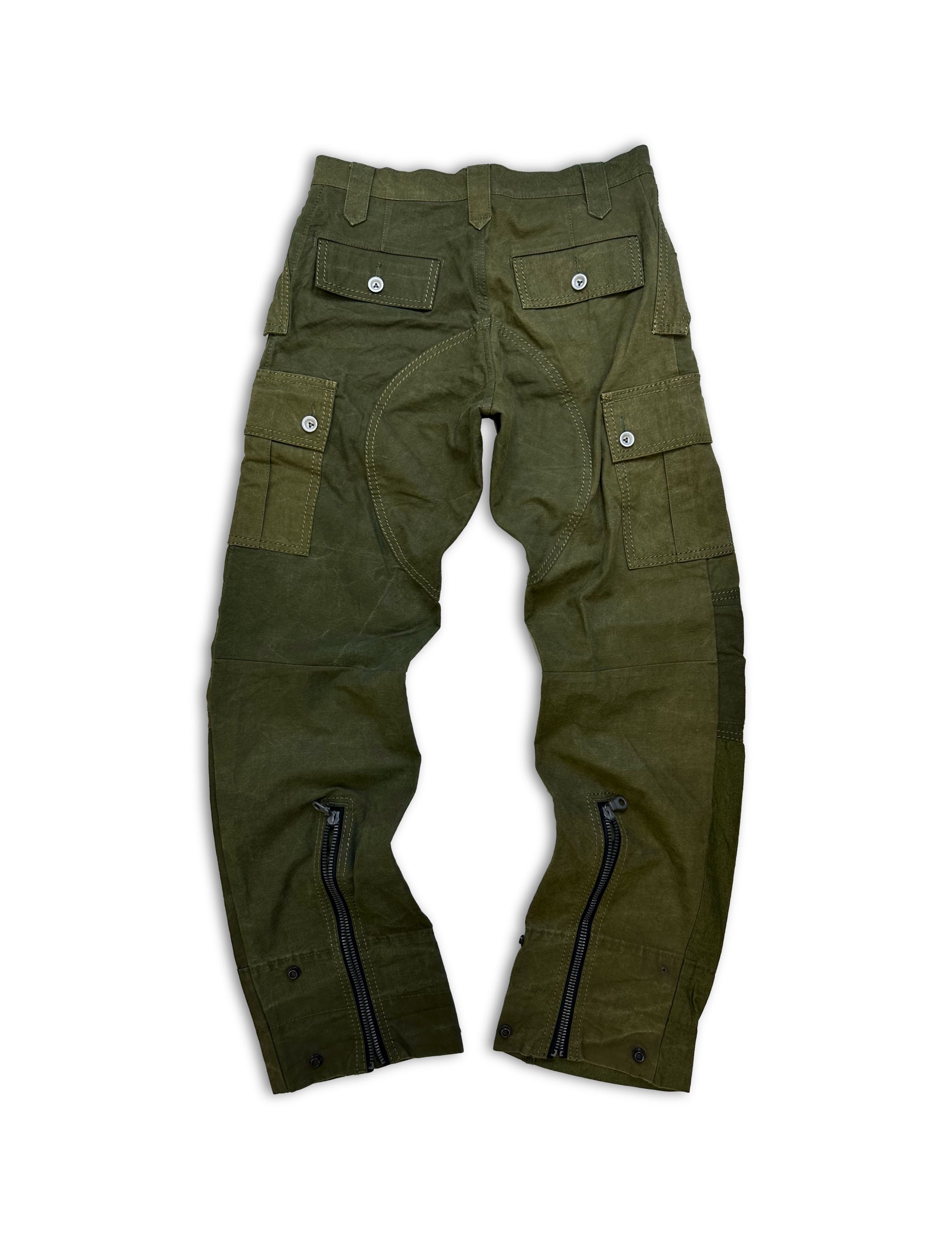 00s Isamsu Katayama BACKLASH Reconstructed Flared Denim