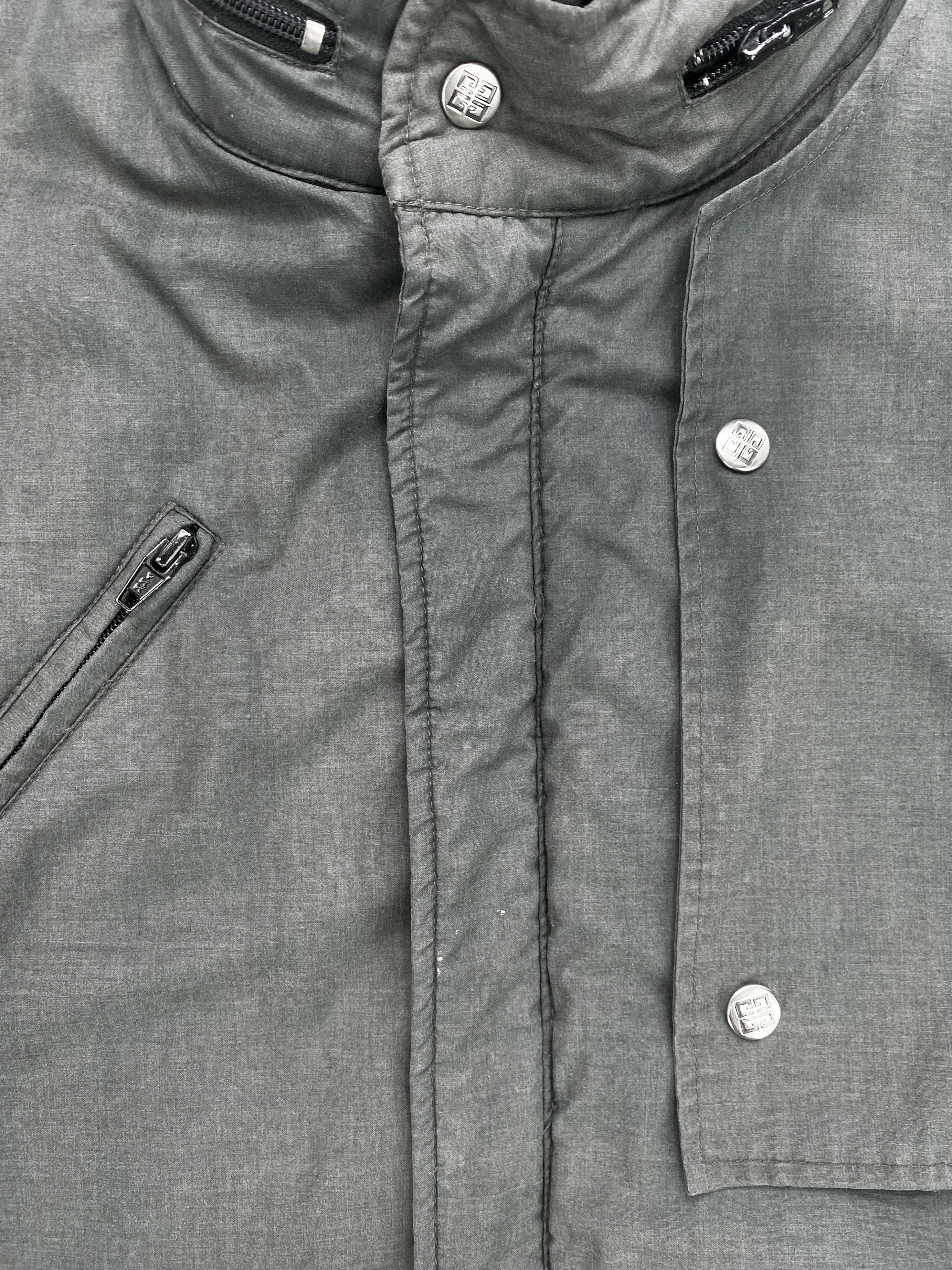 90’s Givenchy Tactical Padded Fur Lined Field Jacket