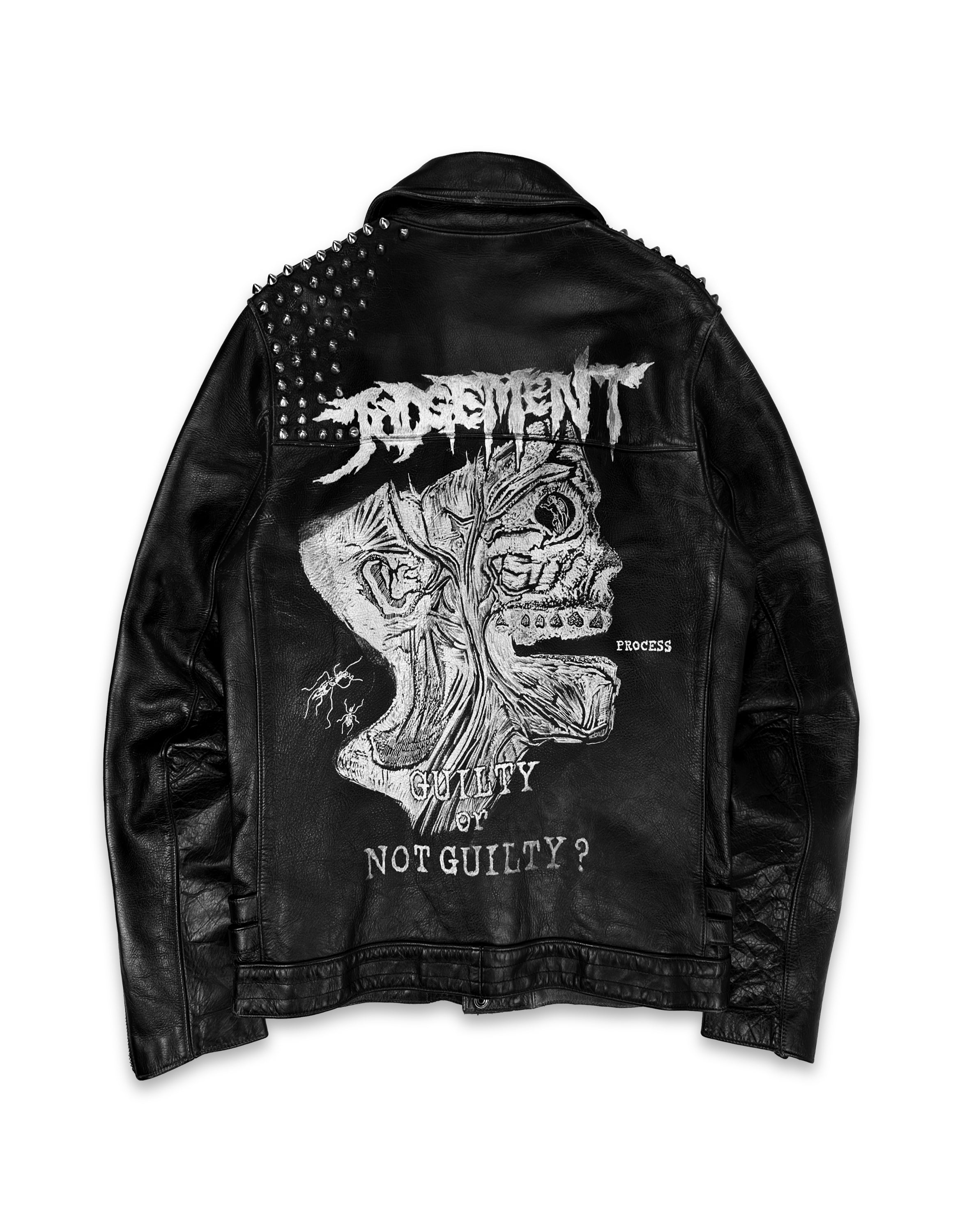 AW02 Undercover ‘Judgement’ Witches Cell Studded Leather Jacket