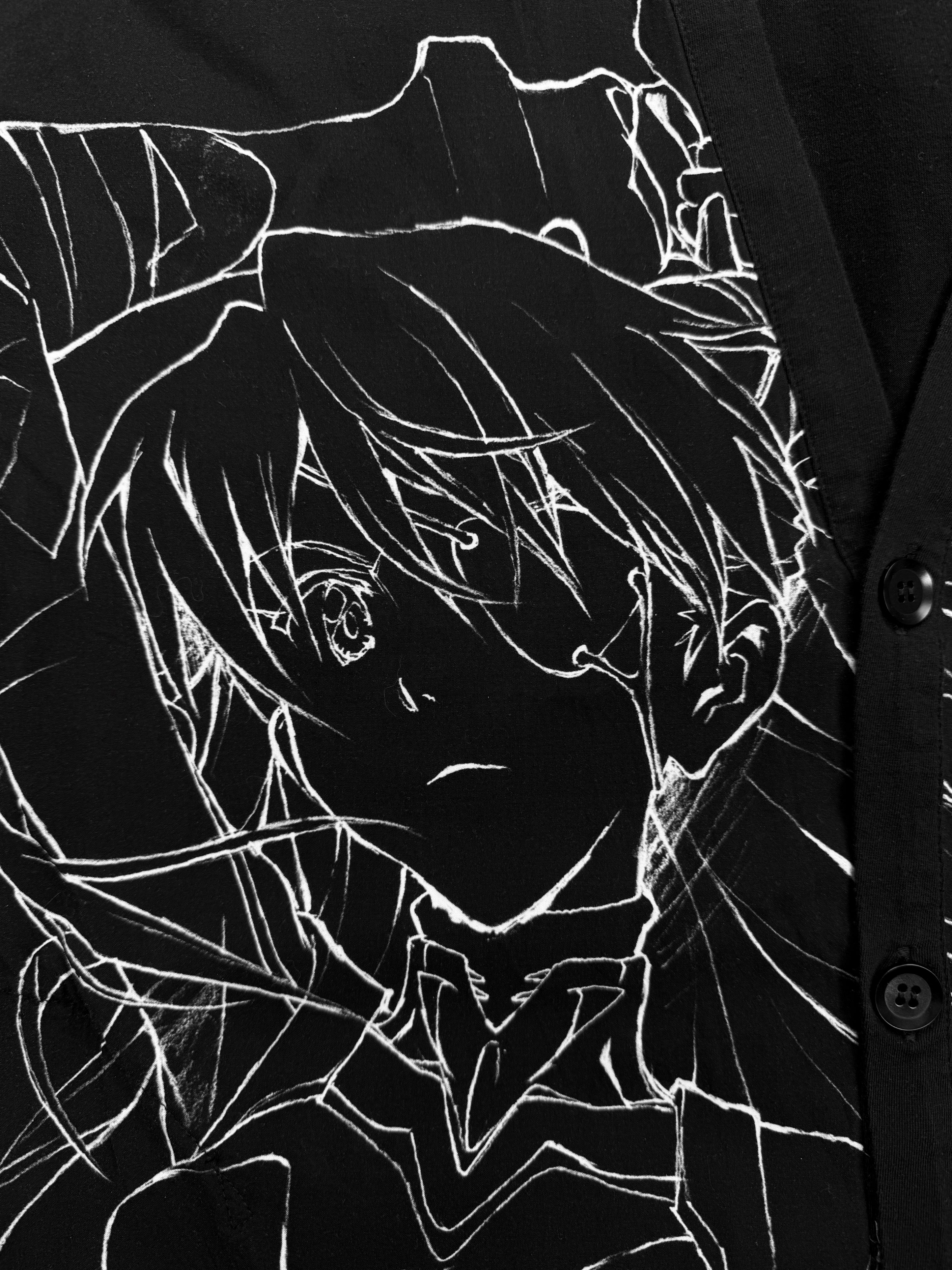 AW21 Ground Y x Evangelion ‘Rei Ayanami’ Full Length Cardigan