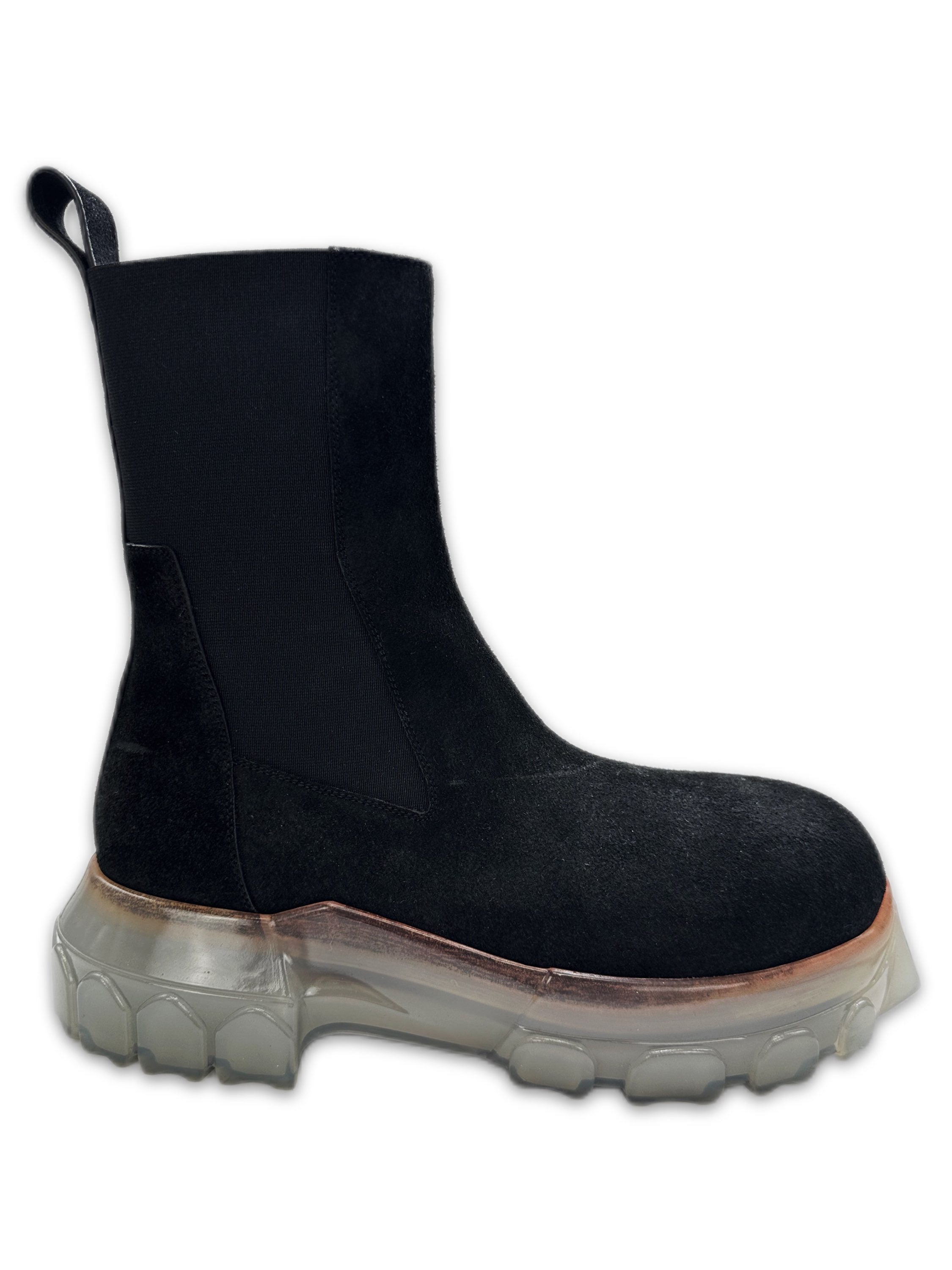 Rick Owens ‘Beatle’ Bozo Tractor Rustic Suede Boots