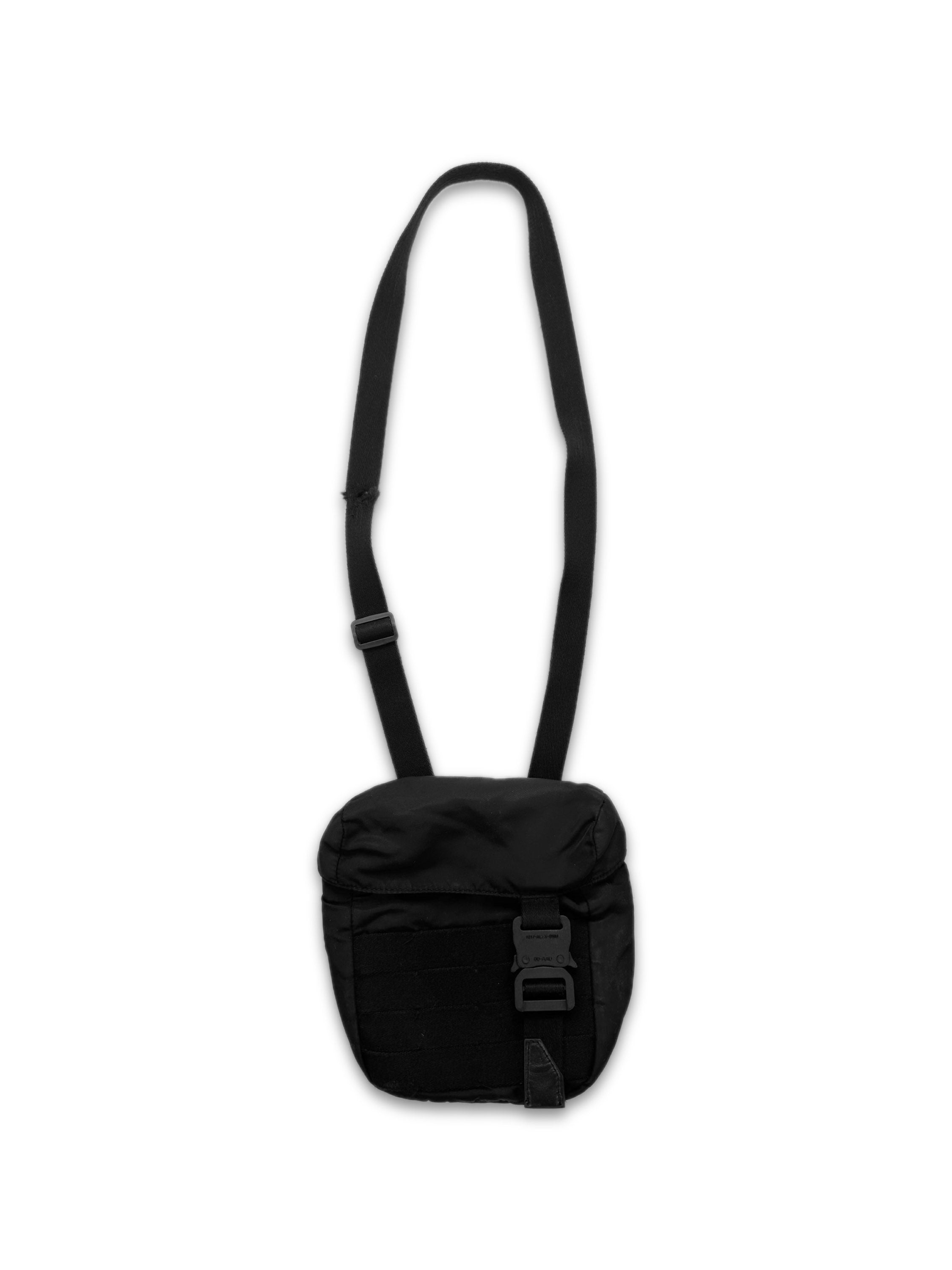 1017 Alyx 9SM Black Rollercoaster Buckle Nylon Crossbody Bag