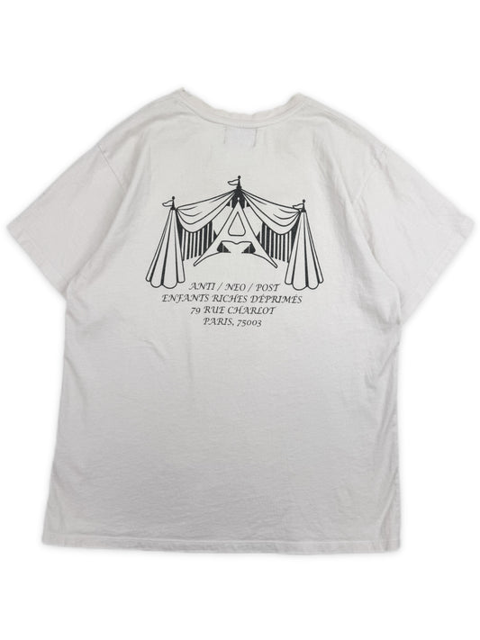 Enfants Riches Deprimes ‘Circus’ Neo Anti Post White Graphic T-Shirt