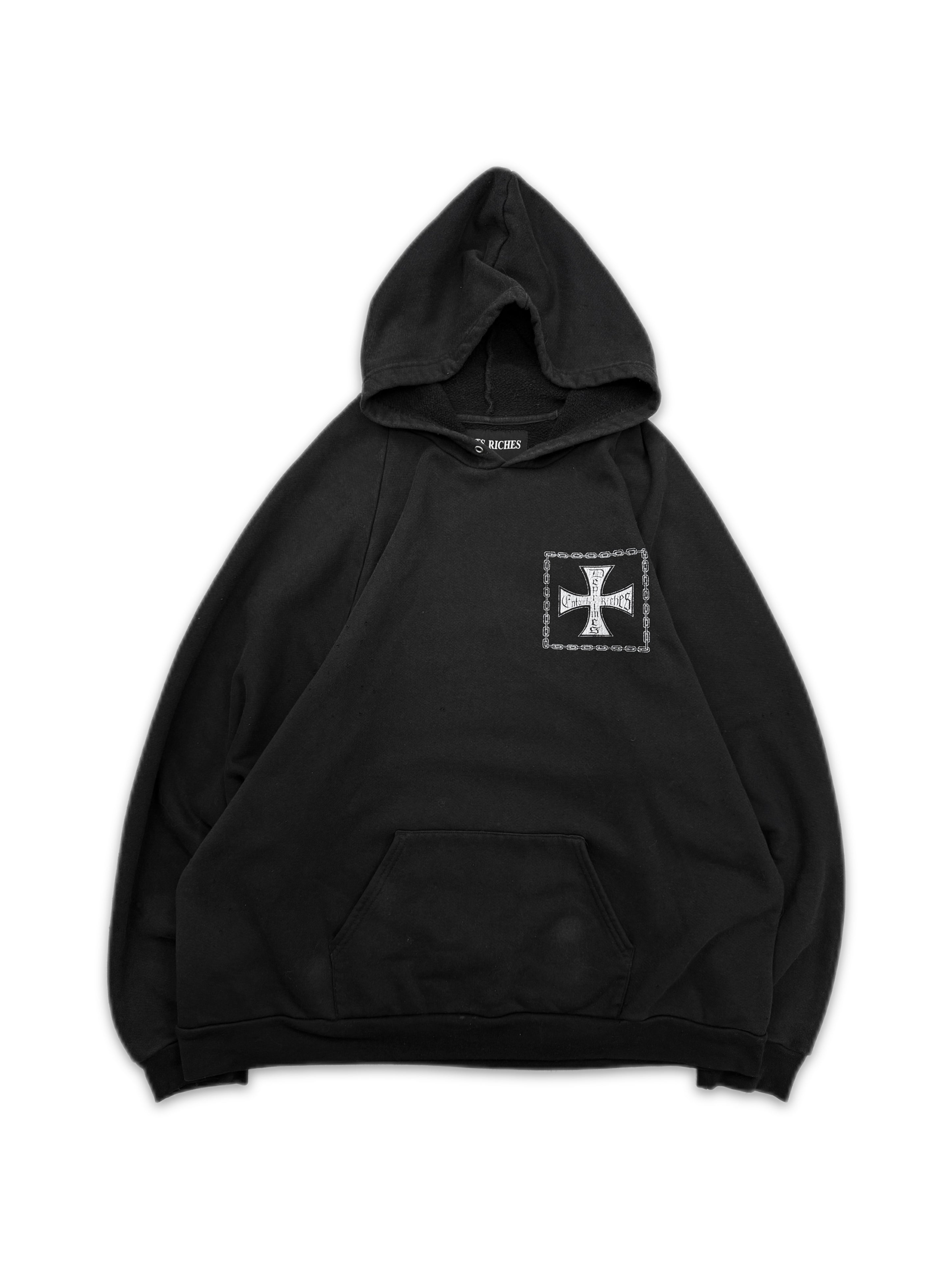 Enfants Riches Deprimes Iron Cross Black Heavy Weight Hoodie
