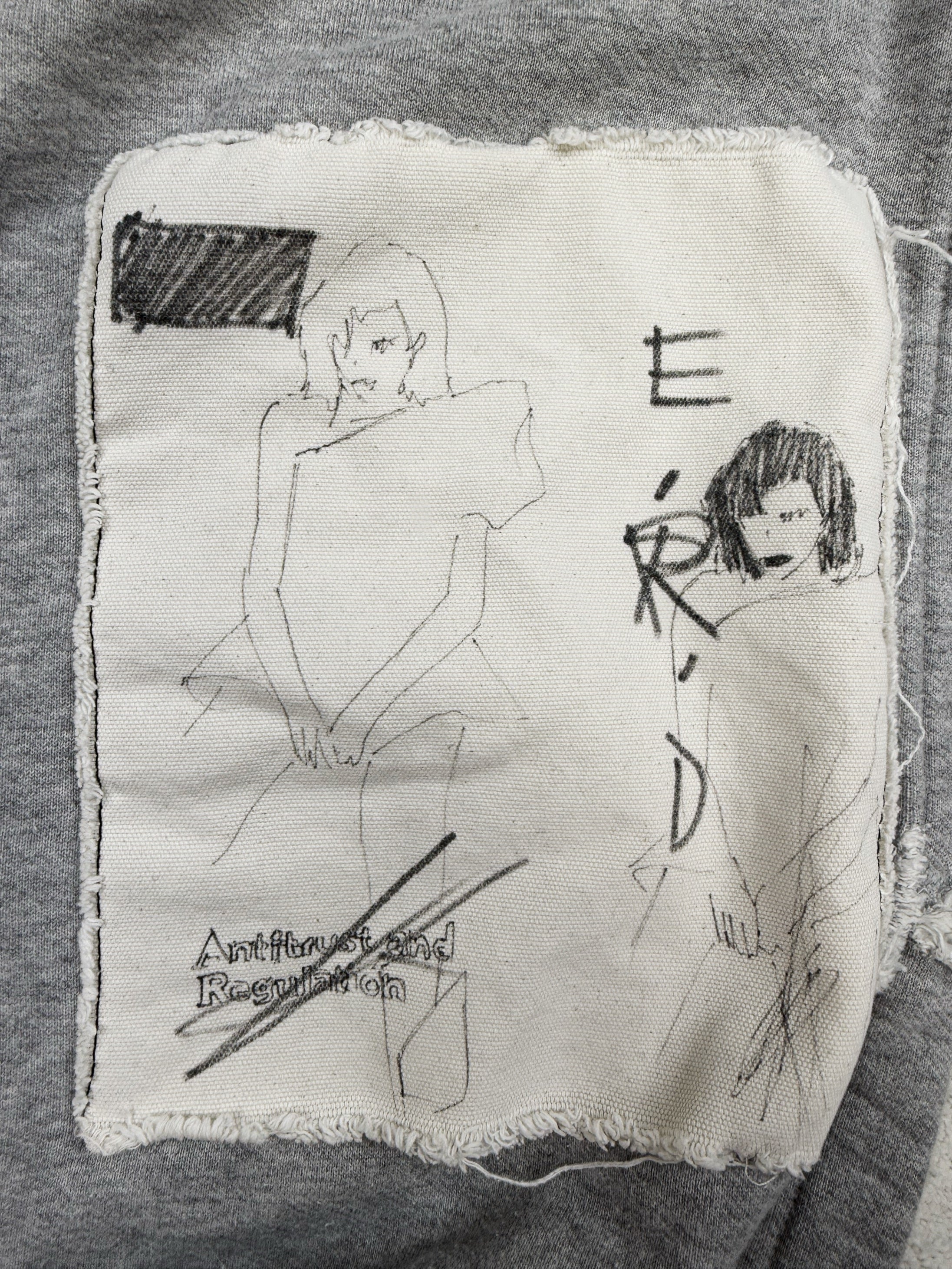 SS19 Enfants Riches Deprimes 1/1 Hand Drawn Masturbating Patch Hoodie