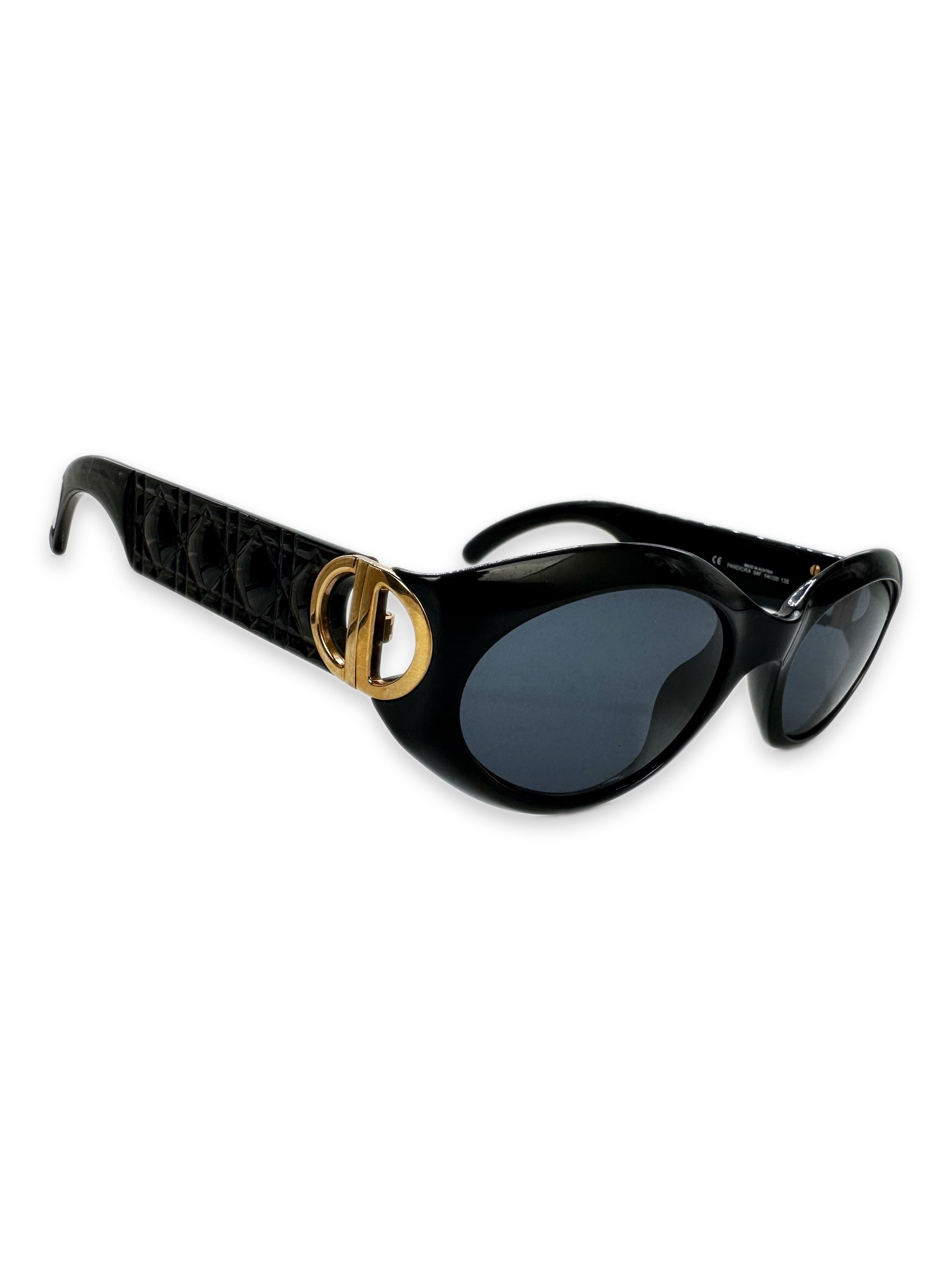 00s Dior ‘CD’ Logo Blue Tint Rounded Sunglasses