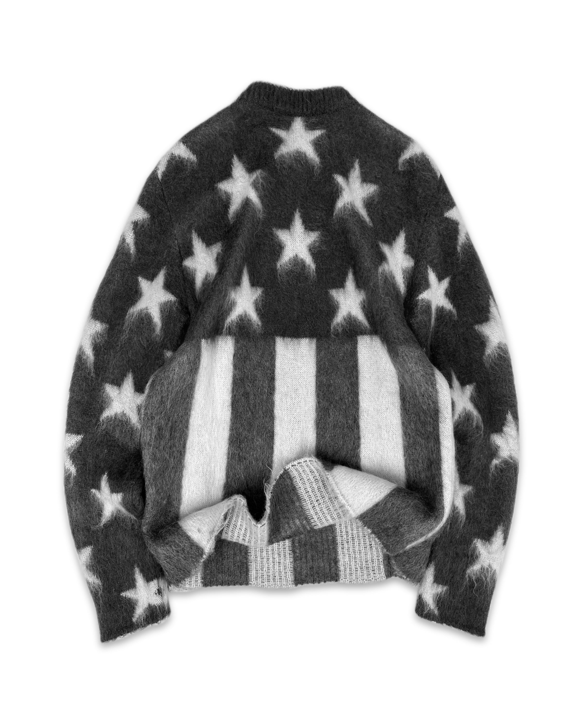 AW19 Louis Vuitton by Virgil Abloh Mohair ‘Flag’ Knitted Sweater
