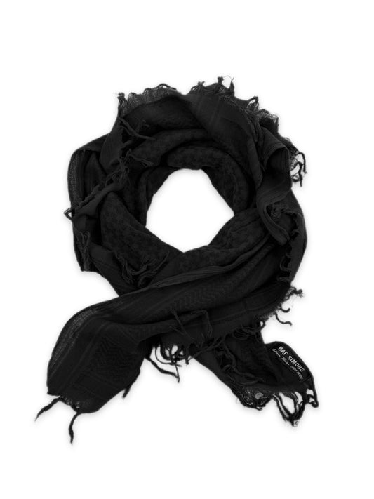AW01 Raf Simons ‘Riot! Riot! Riot!’ Keffiyeh Square Tassel Scarf