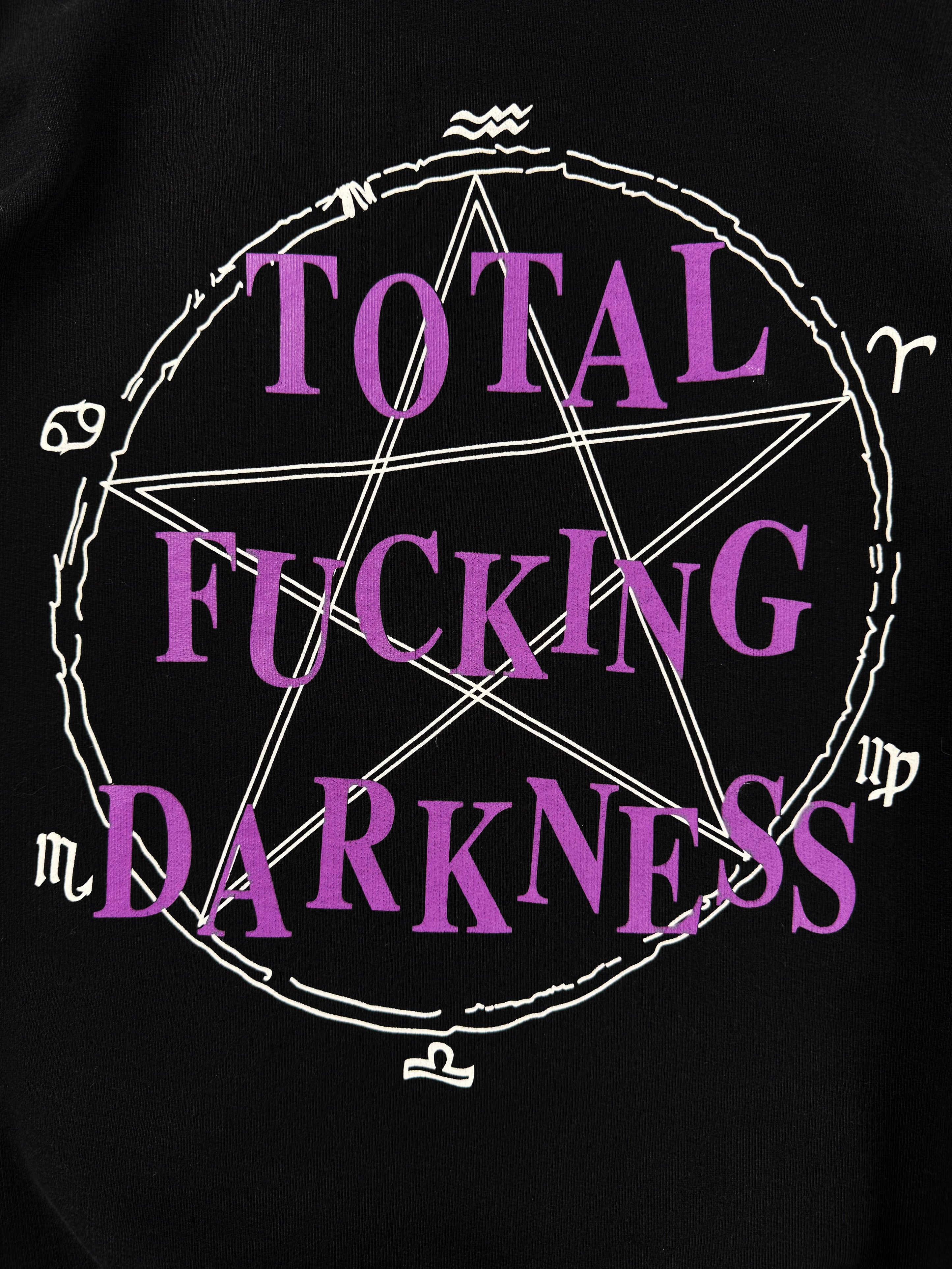 AW17 Vetements Homme ‘Total Fucking Darkness’ Pentagram Hoodie