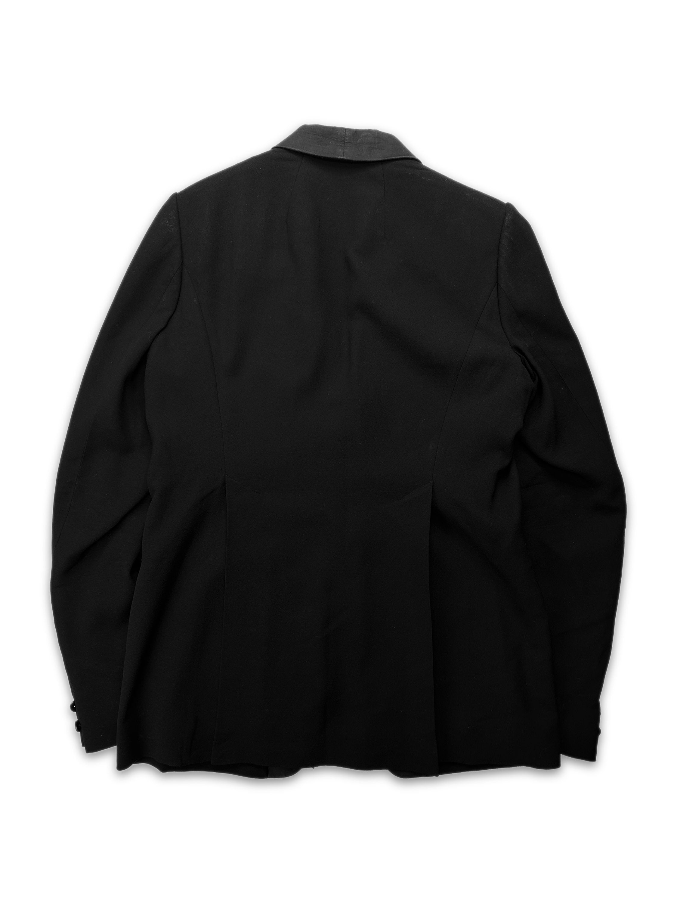 SS17 Rick Owens ‘Walrus’ Black Slim Cut Blazer Jacket