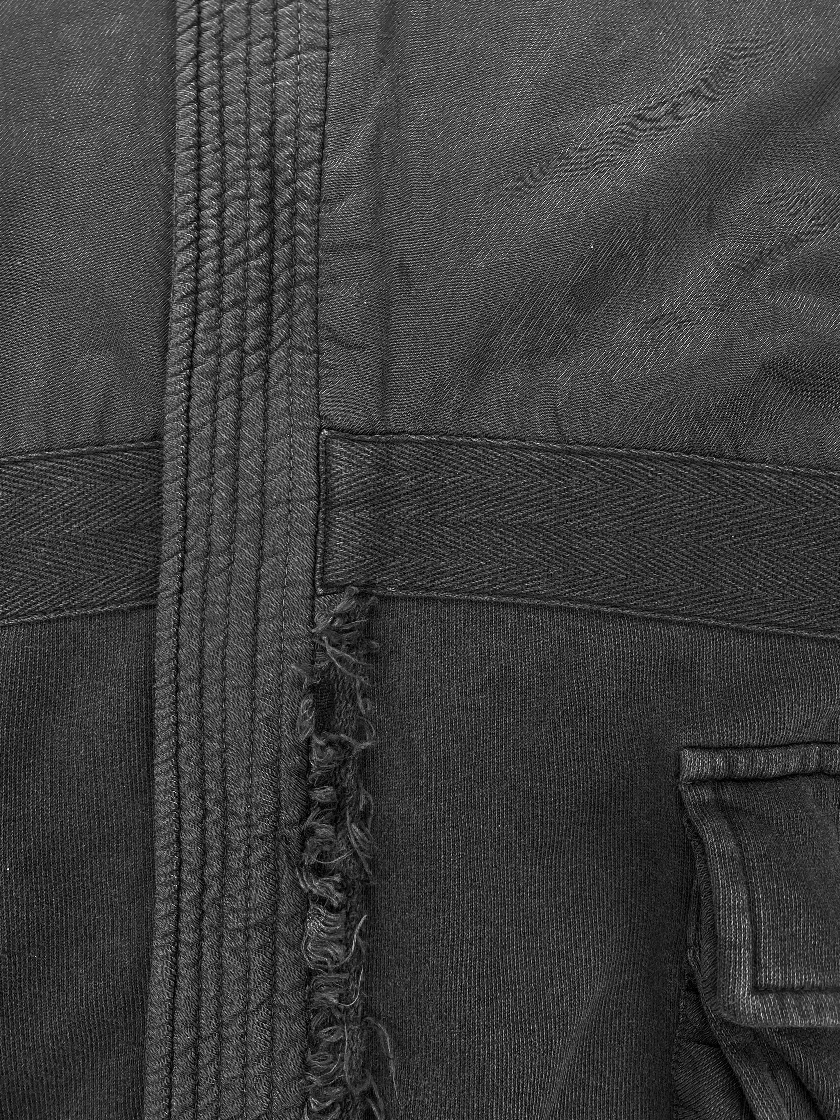 SS16 Haider Ackermann Oversized “Perth” Raglan Zip-up Cargo Hoodie