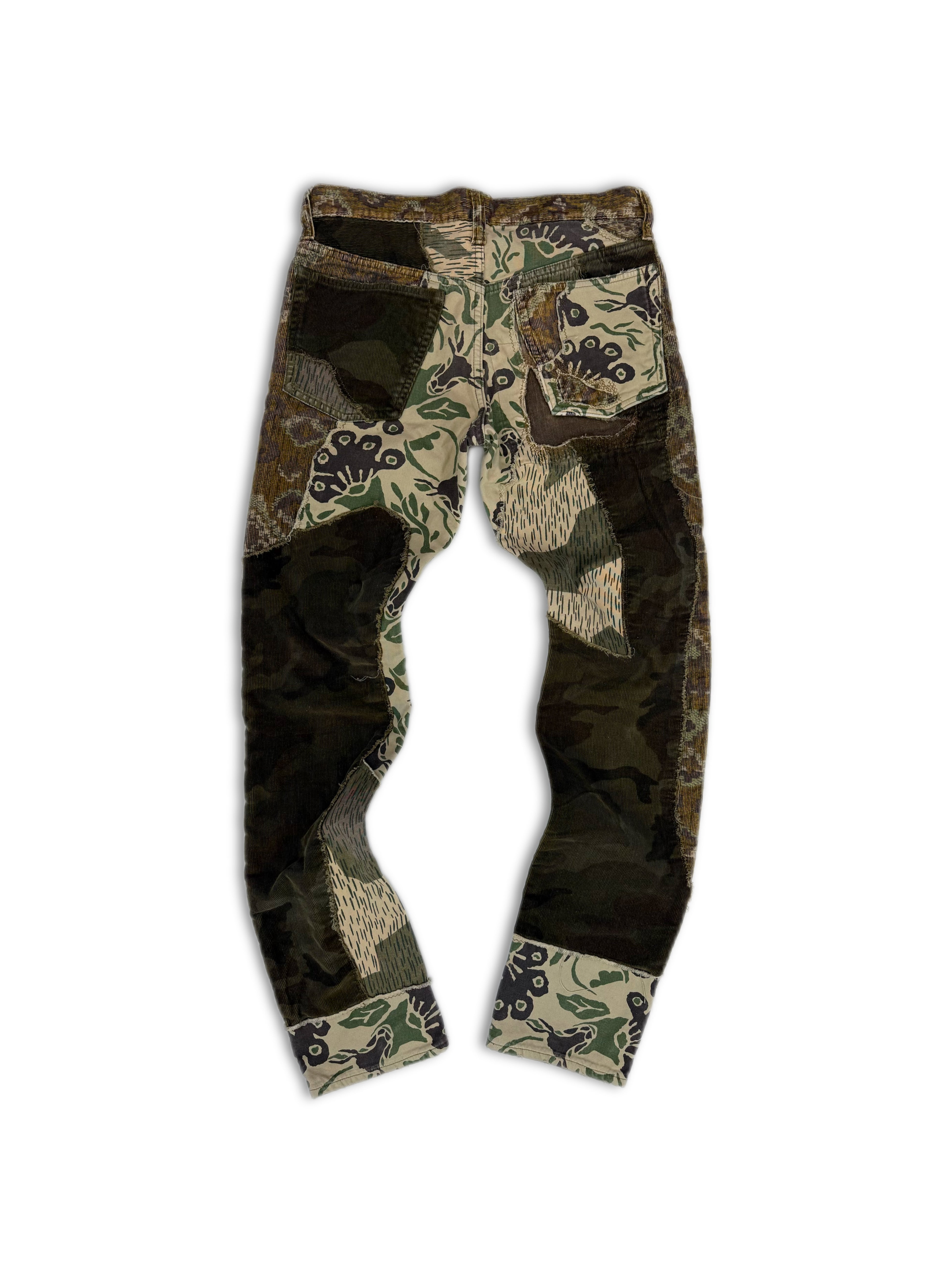 AW19 Kapital Kountry Hybrid Reconstructed Patchwork Corduroy Denim