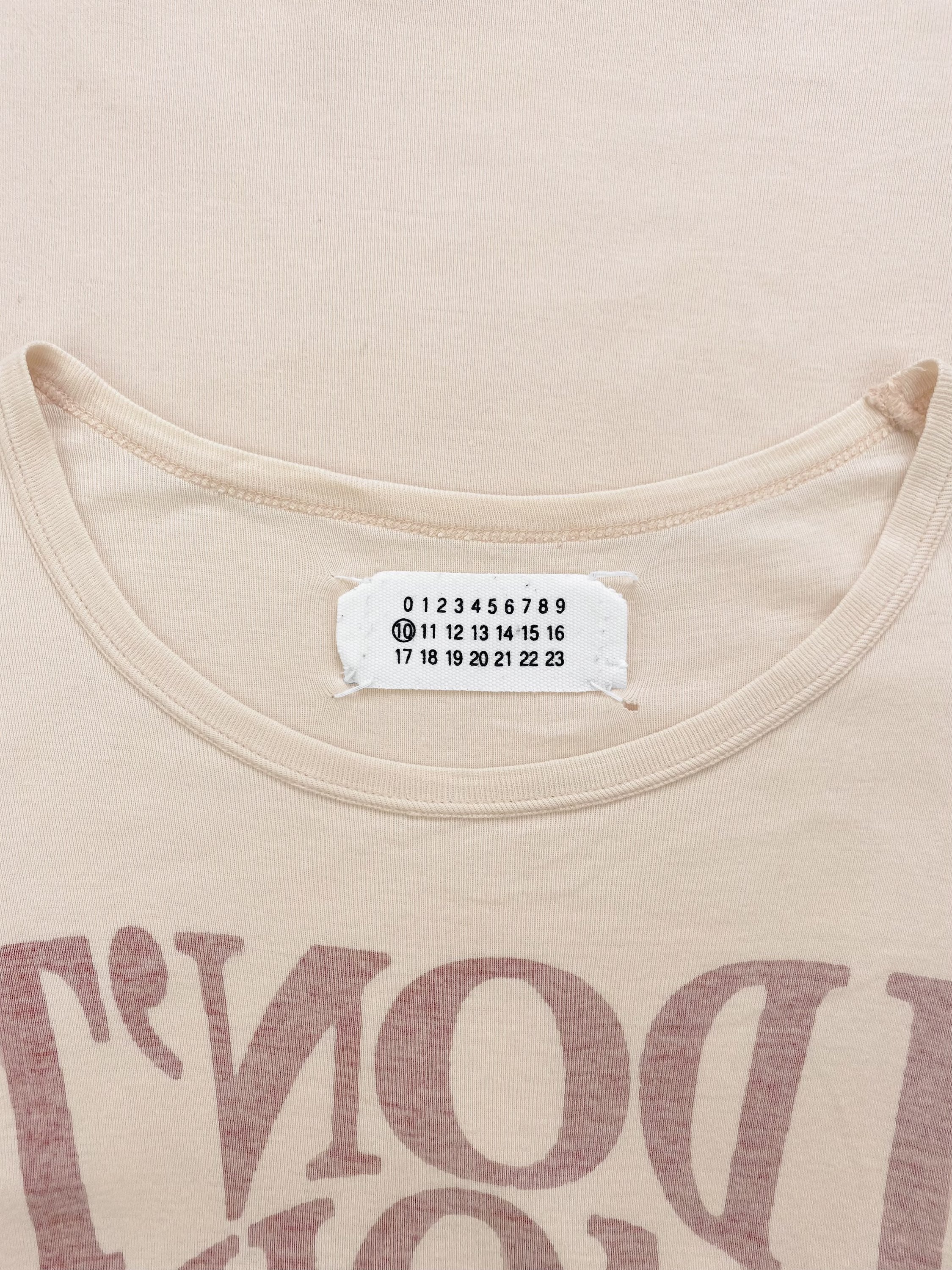 AW06 Maison Margiela “I Don’t Smoke” Reversible Short Sleeve T-Shirt