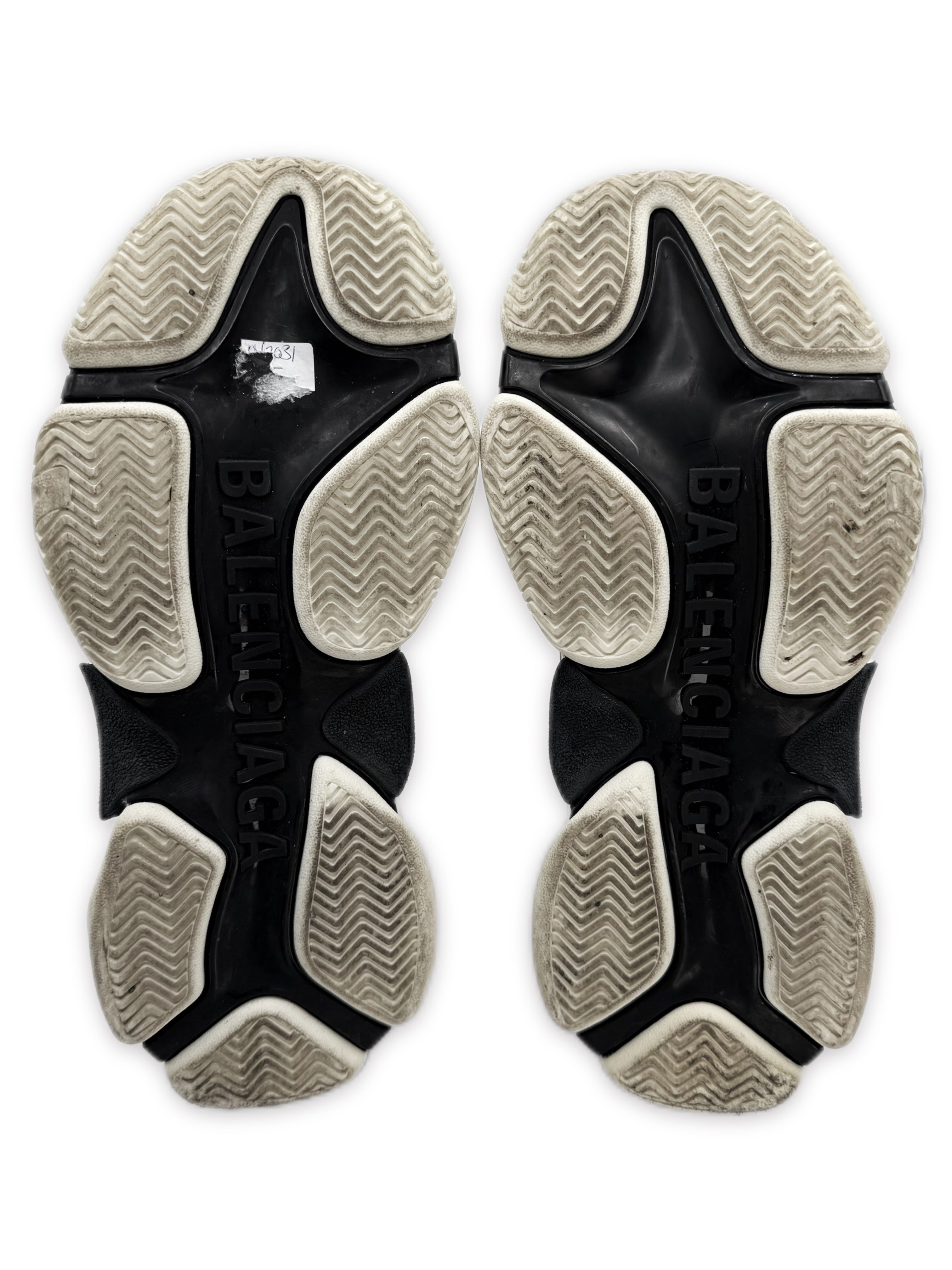 Balenciaga ‘Triple S’ Blue / White Low-top Chunky Sneakers