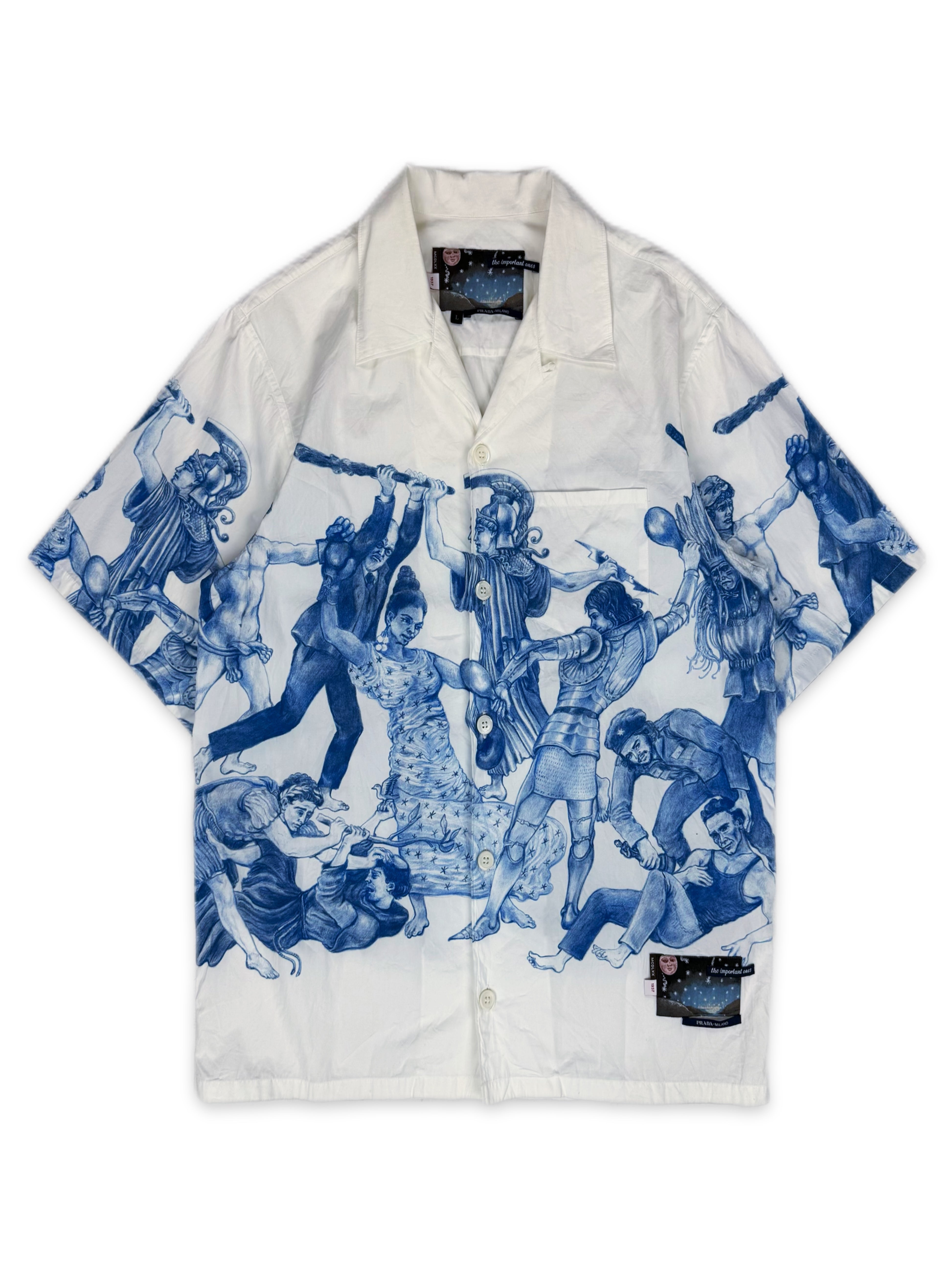 AW16 Prada x Christophe Chemin ‘The Important Ones’ Camp Collar Shirt