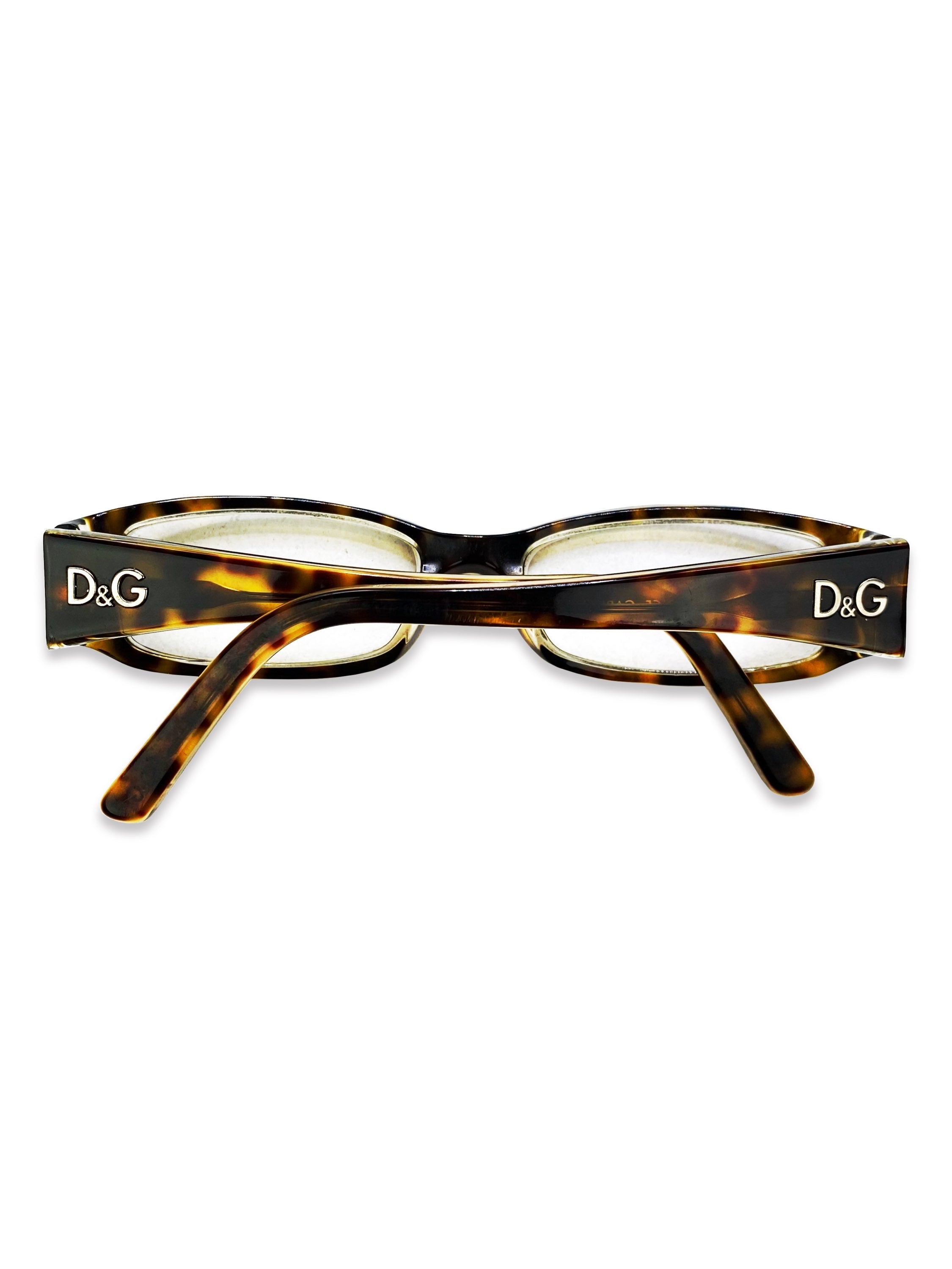 Dolce & Gabbana Ombré Metallic Glasses Frames