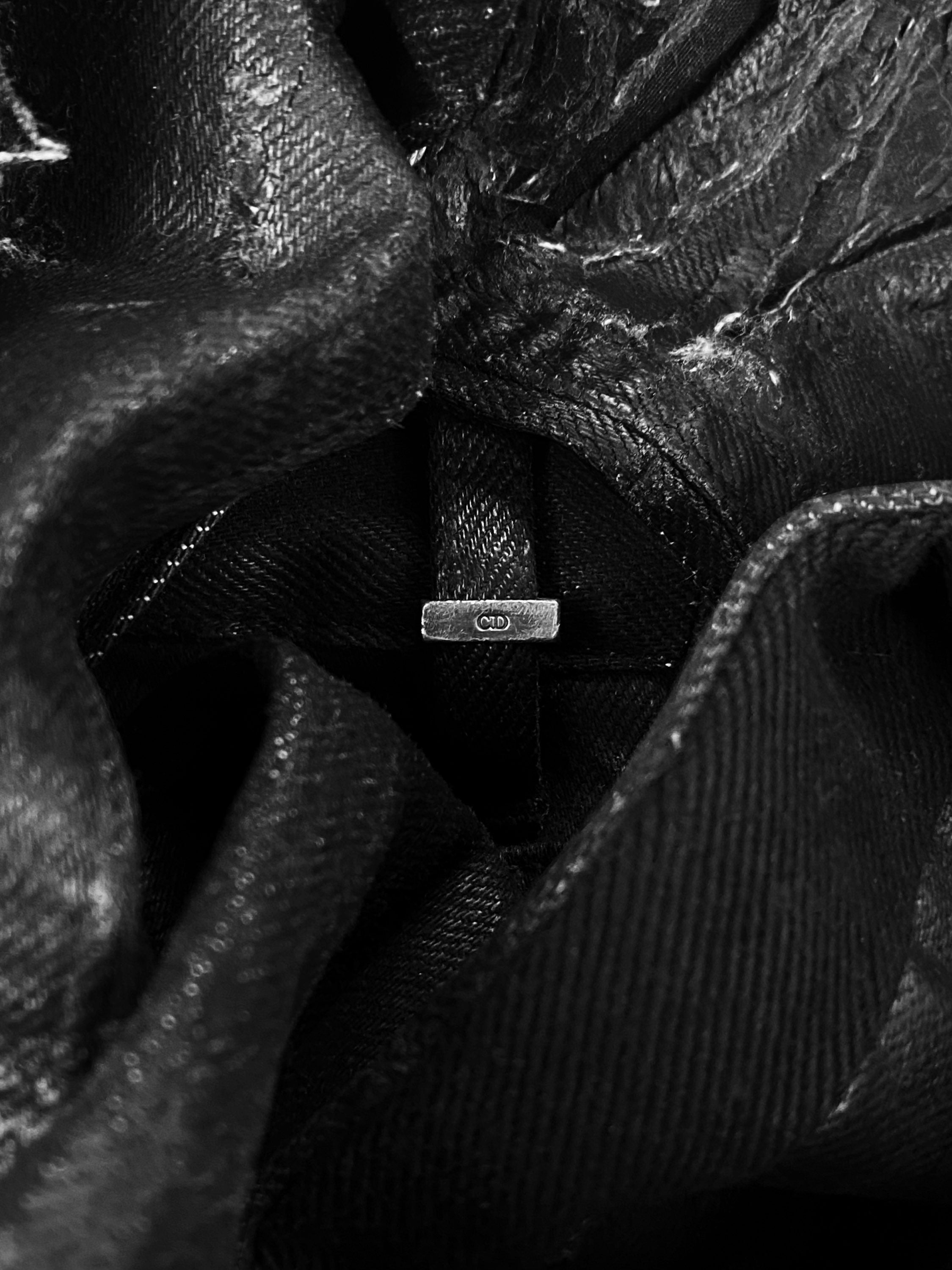 SS04 Dior by Hedi Slimane ‘Strip’ Distressed Waxed Skinny Denim