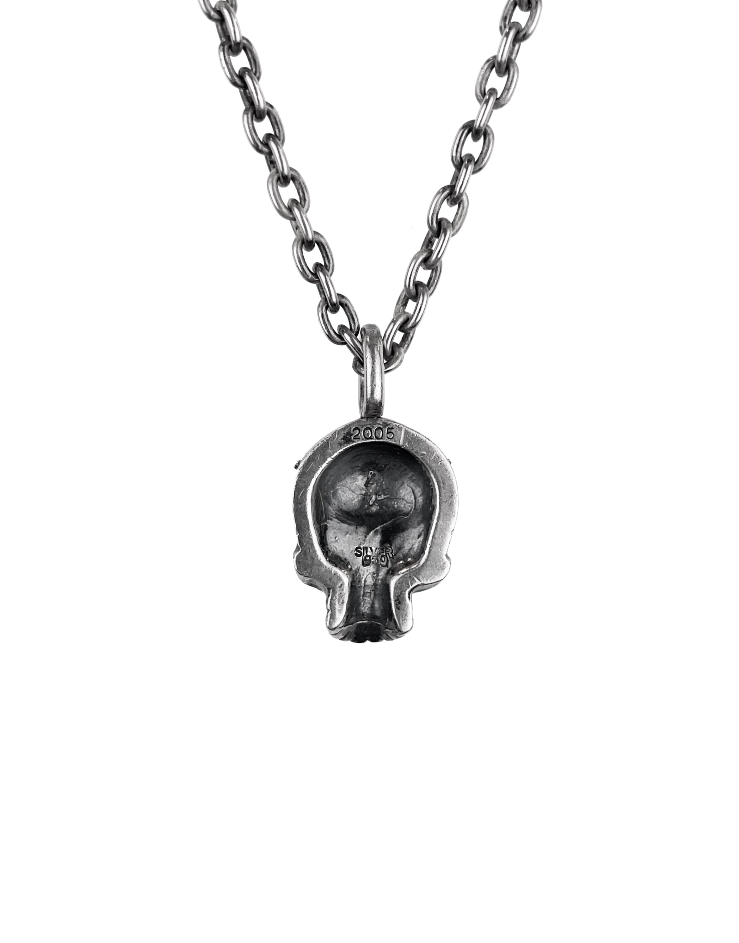2005 Yohji Yamamoto Y’s For Men .925 Silver Winged Skull Chain