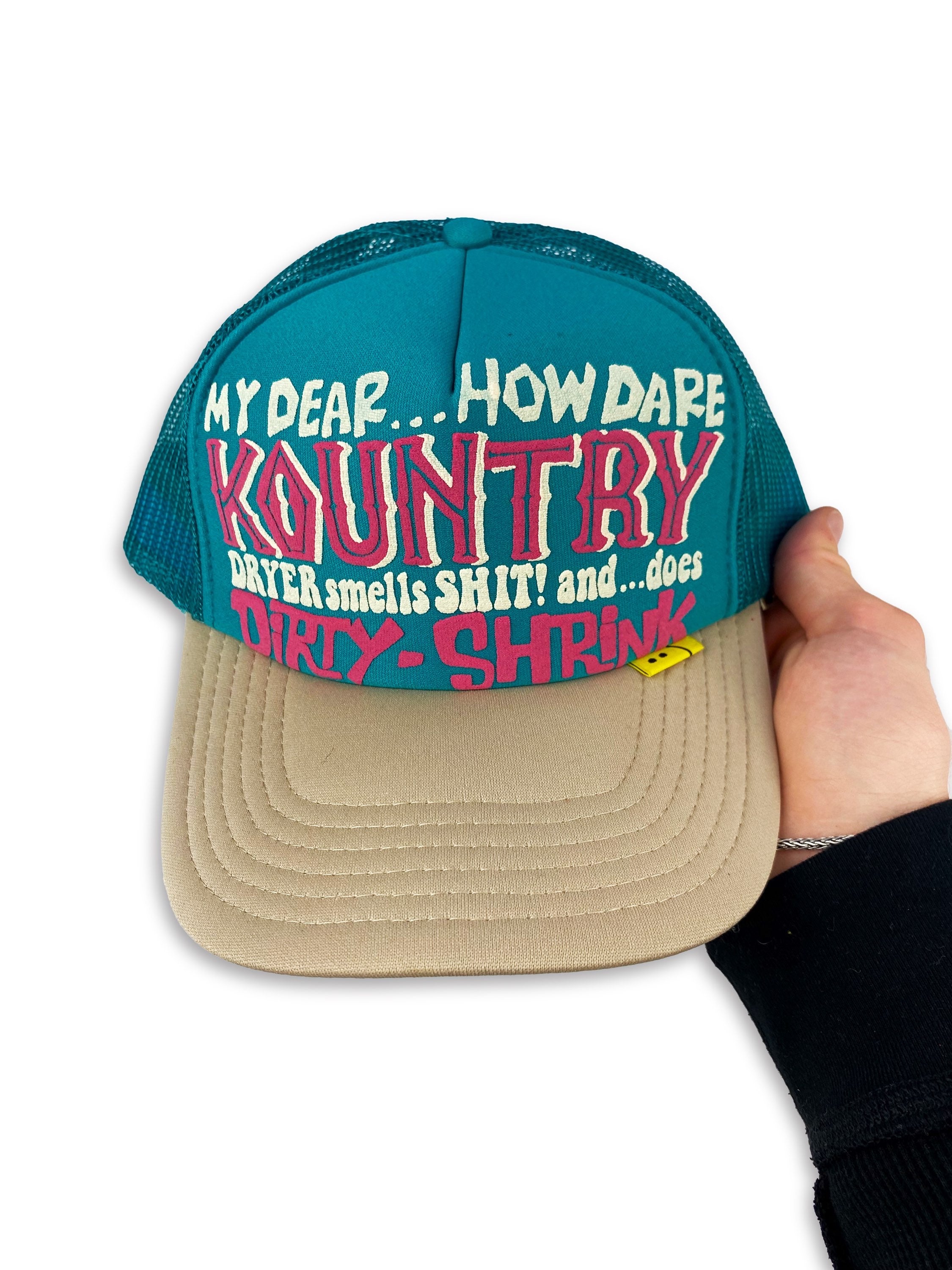 SS23 Kapital Kountry Two Tone Graphic Mesh Trucker Hat