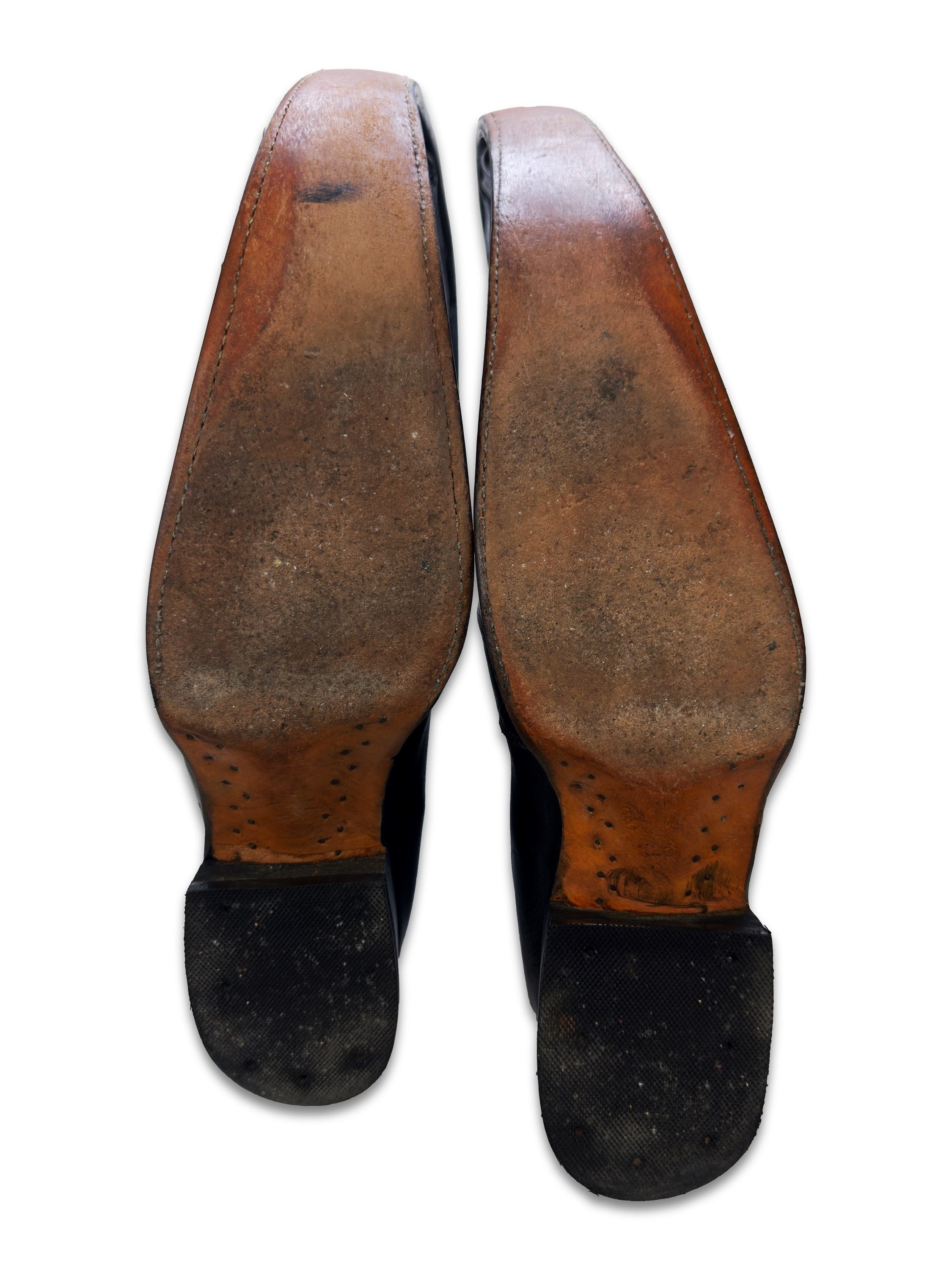 SS15 Comme des Garçons ‘Jugo’ Black Leather Pointed Boots