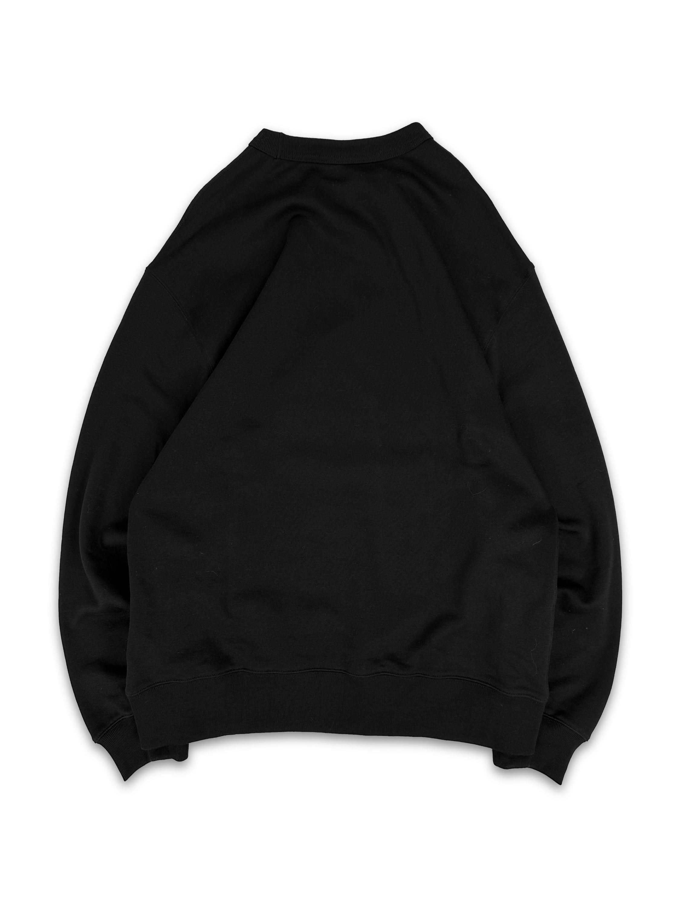 Dries Van Noten Black Heavy Weight Crewneck