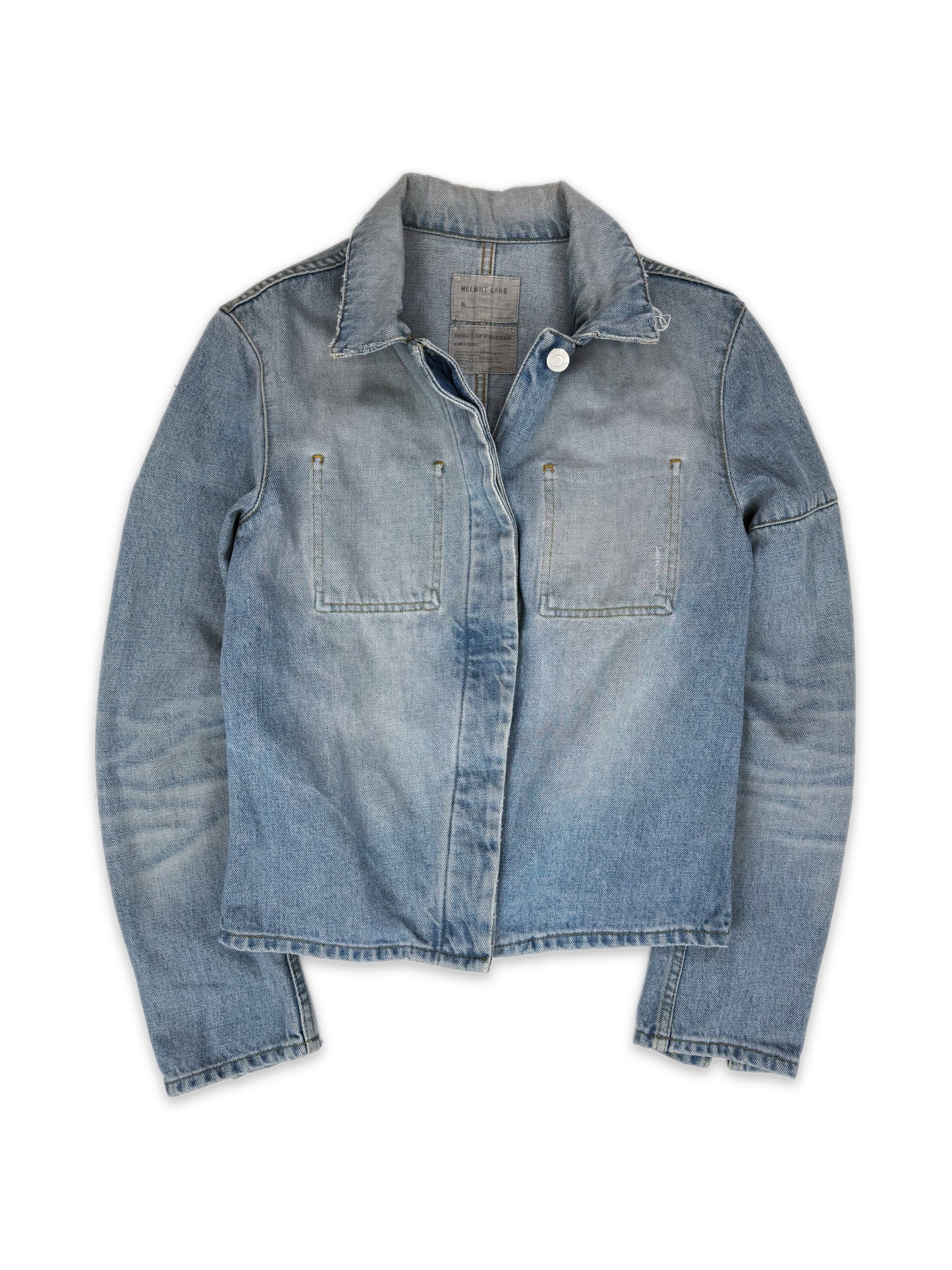 SS04 Helmut Lang Hand Painted ‘Finger Lakes’ Denim Jacket