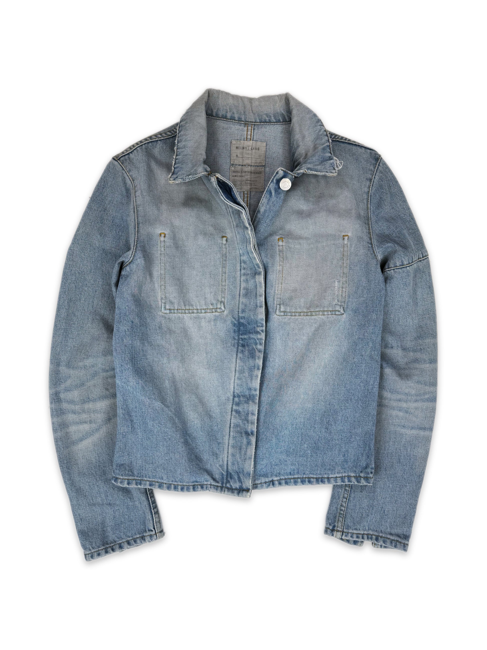 SS04 Helmut Lang Hand Painted ‘Finger Lakes’ Denim Jacket