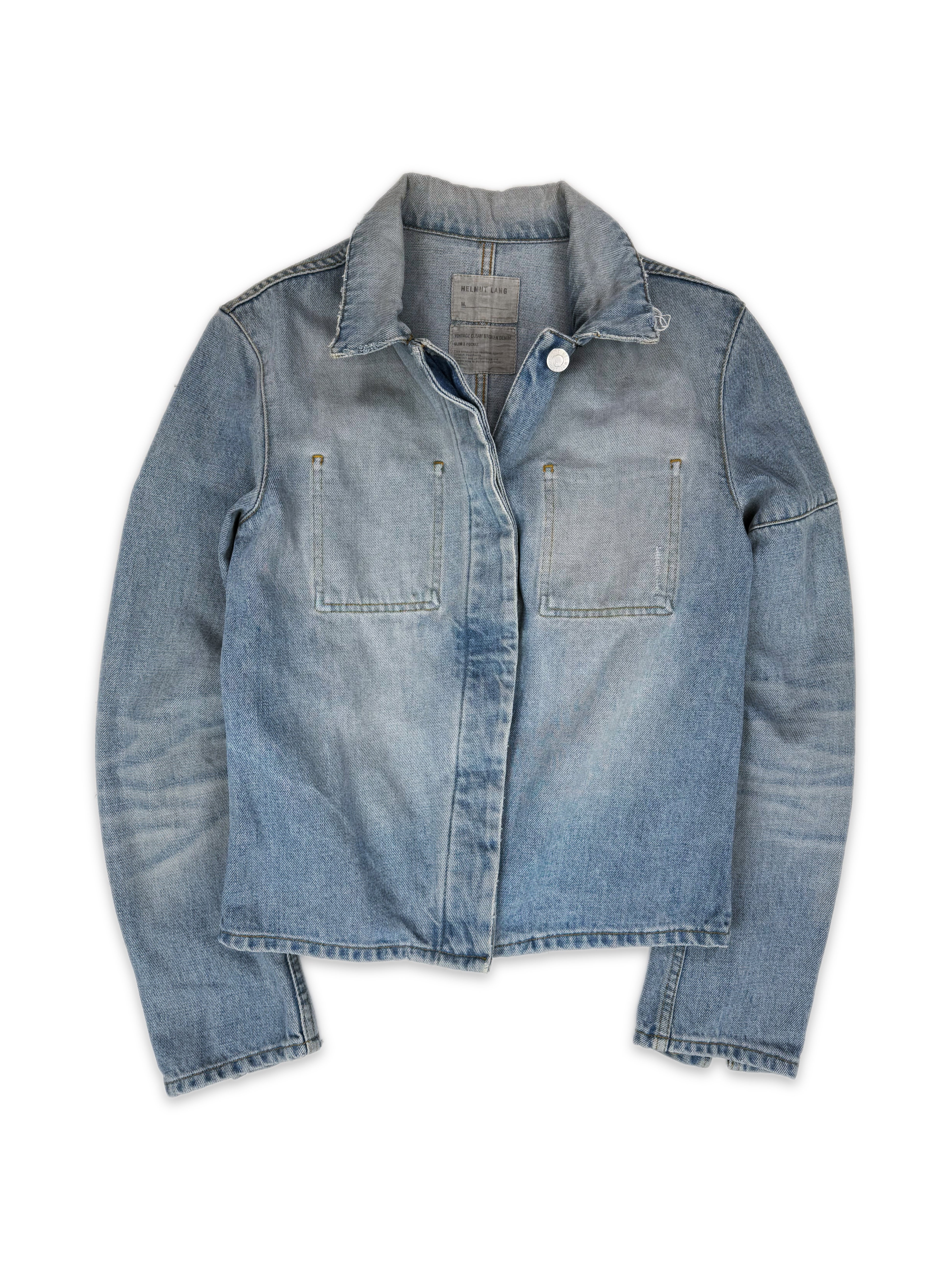 SS04 Helmut Lang Hand Painted ‘Finger Lakes’ Denim Jacket