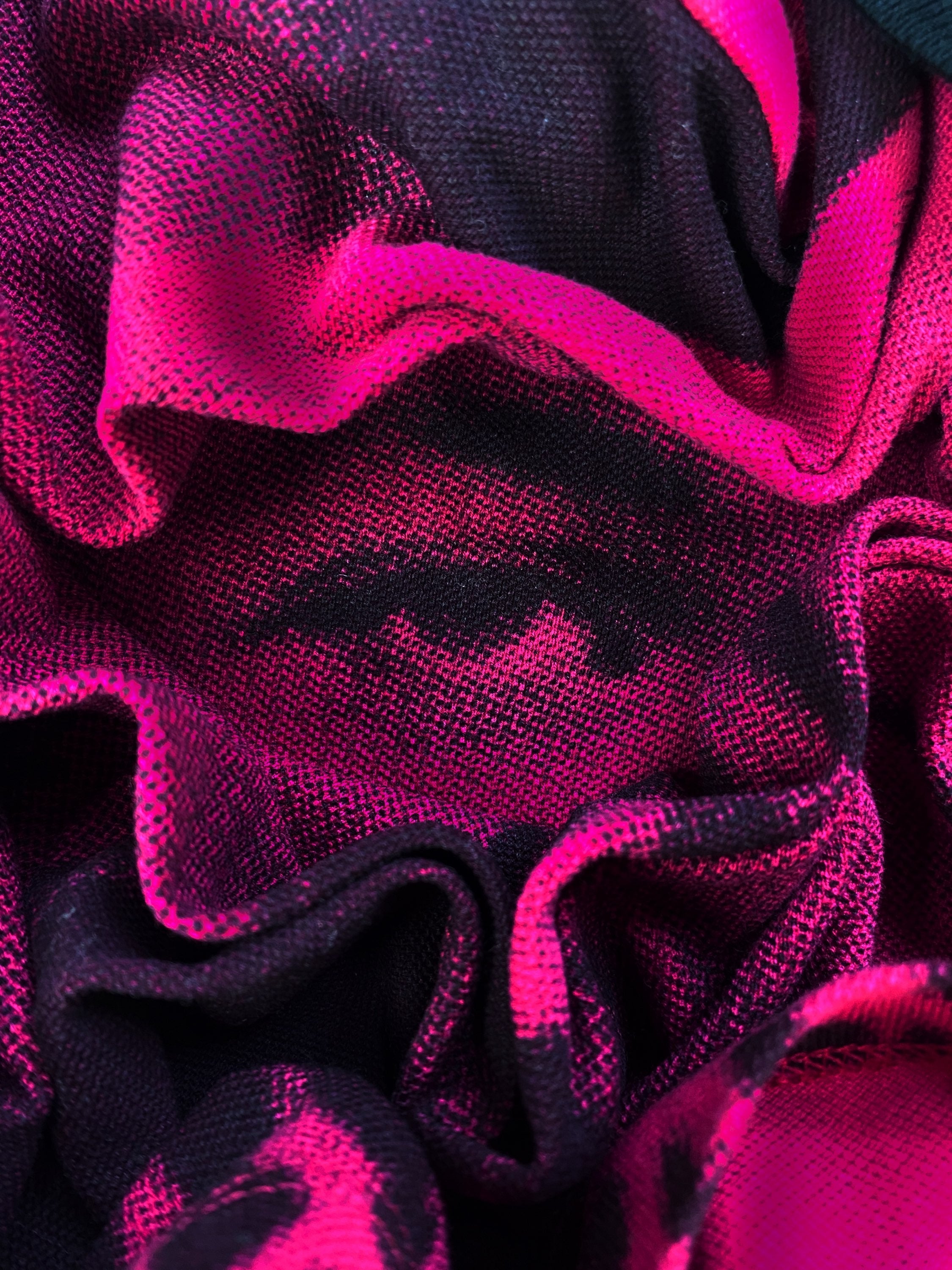 AW18 Raf Simons x Fred Perry ‘Faces’ Magenta Polo Shirt