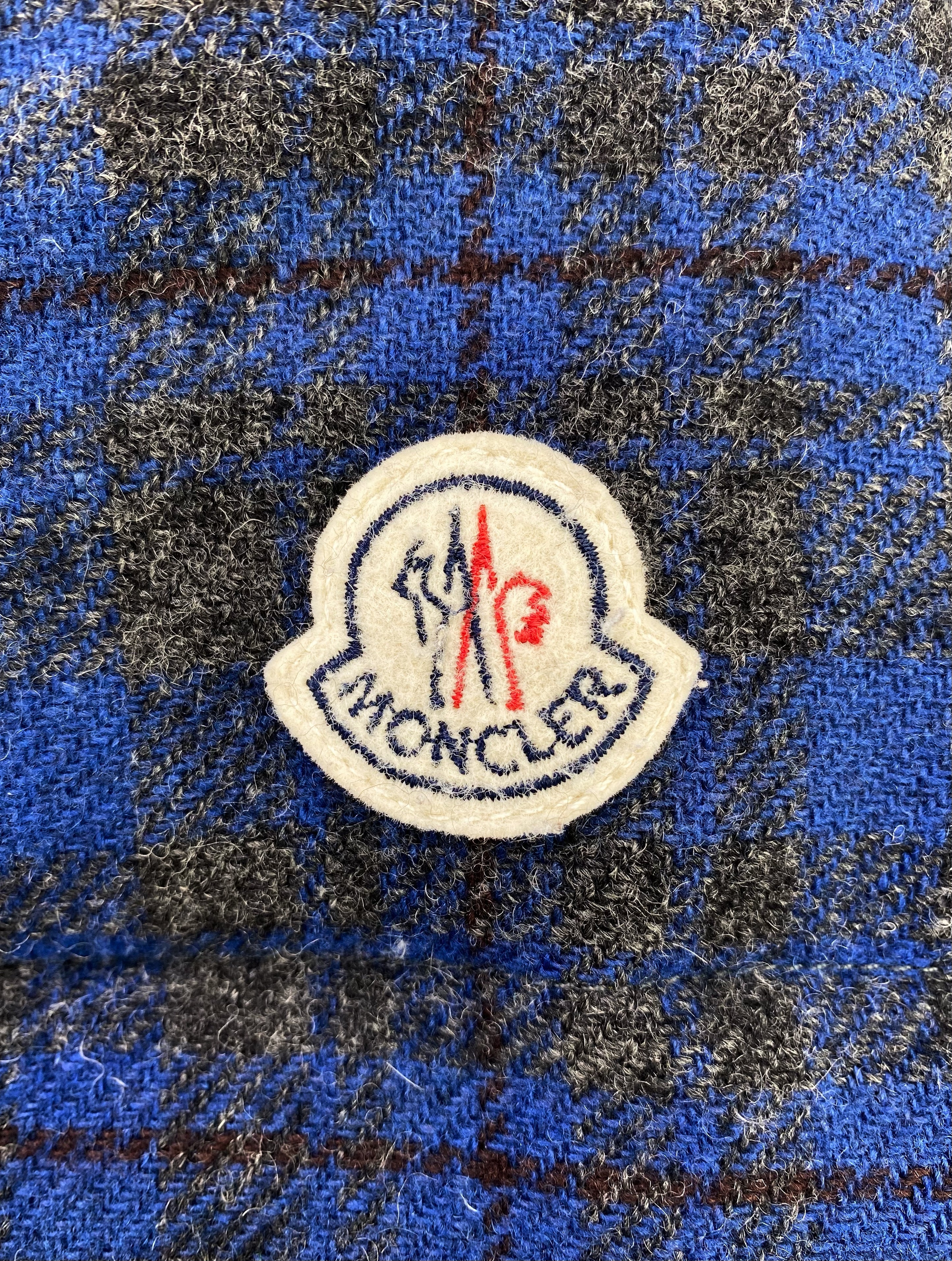 AW05 Junya Watanabe X Moncler Plaid Down Fill Puffer Jacket