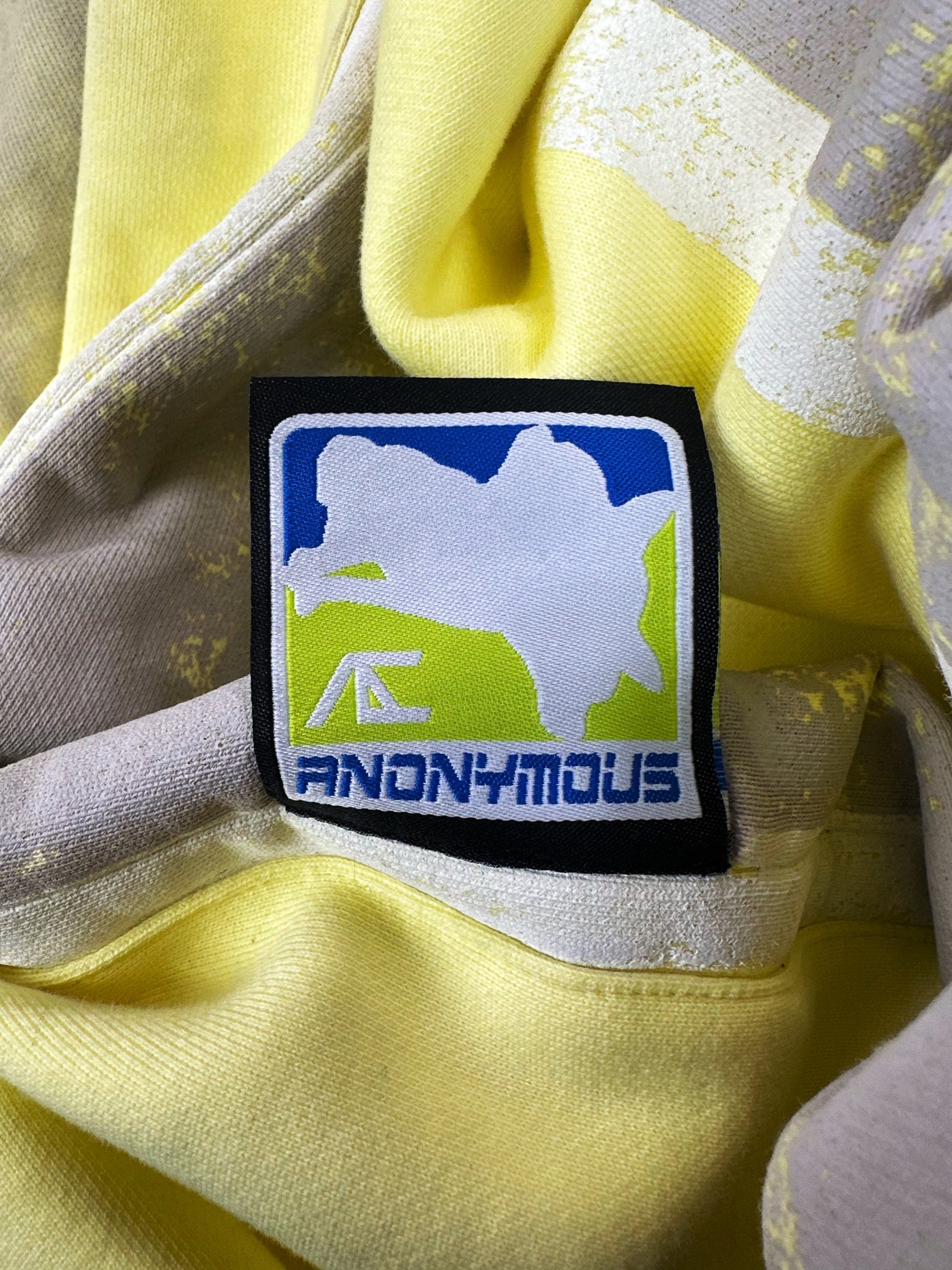 Anonymous Club Yellow Striped Super Baggy Elasticated Sweat Pants