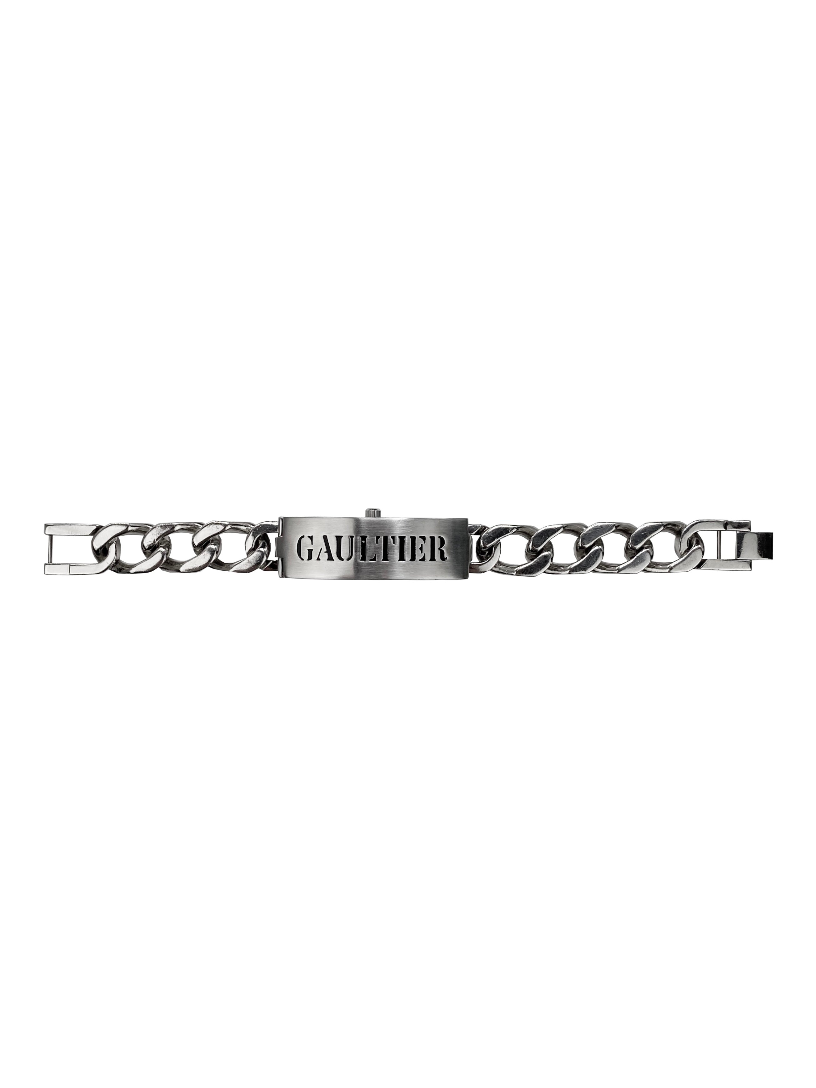Jean Paul Gaultier Hinged Cuban Link Watch