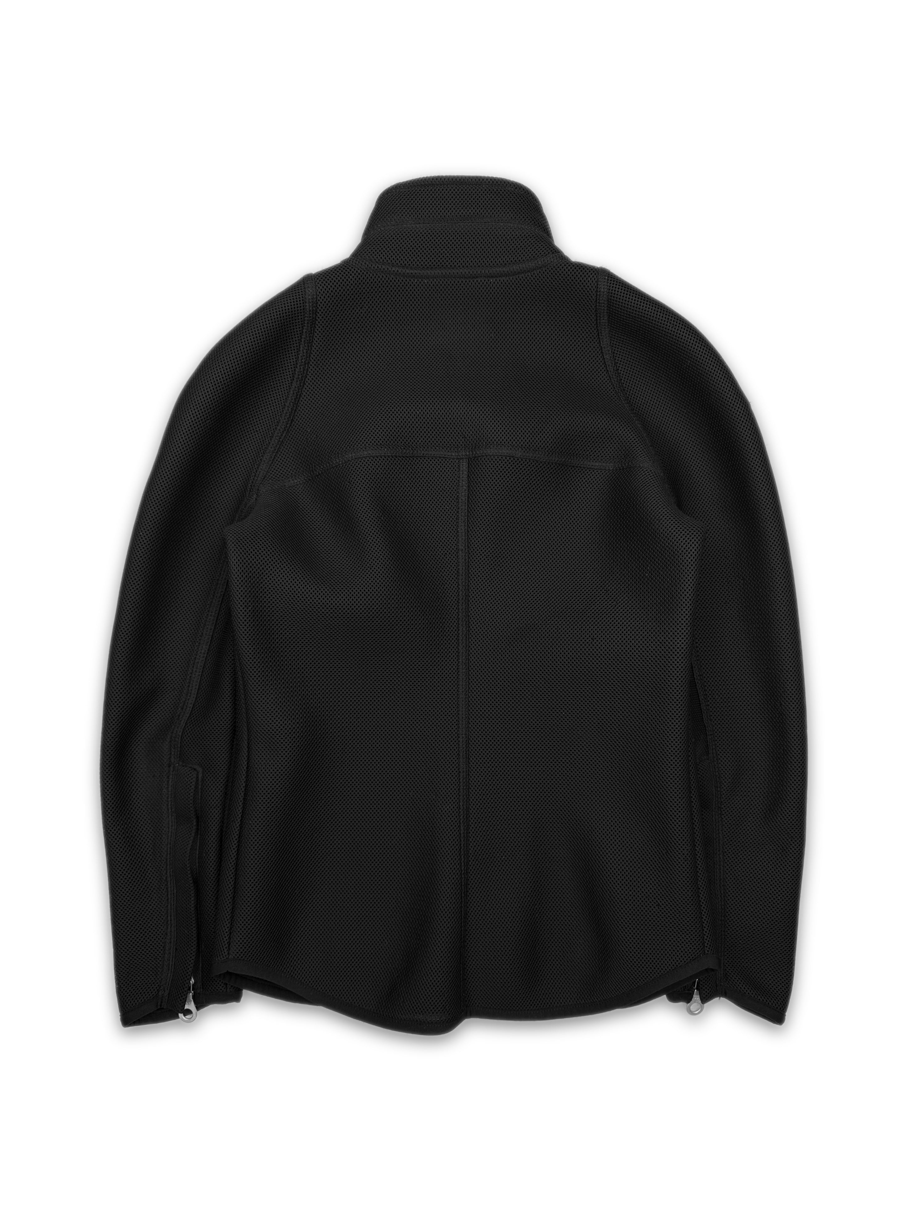 SS03 Chanel Identification ‘Sport’ Black Logo Full-zip Mesh Jacket