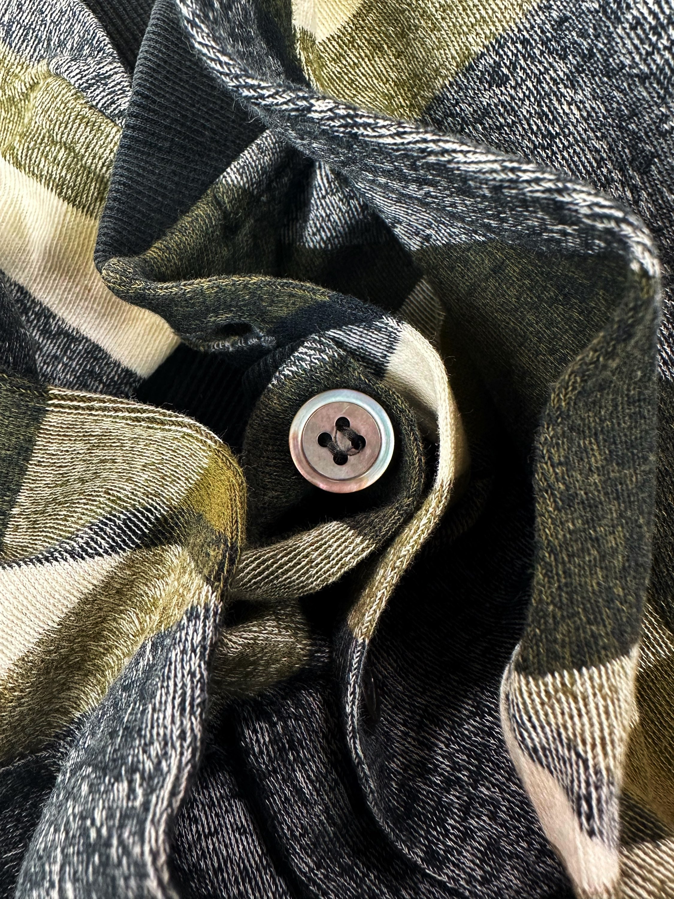 Yohji Yamamoto Y’s for Men Geometric Abstract Bomber Jacket