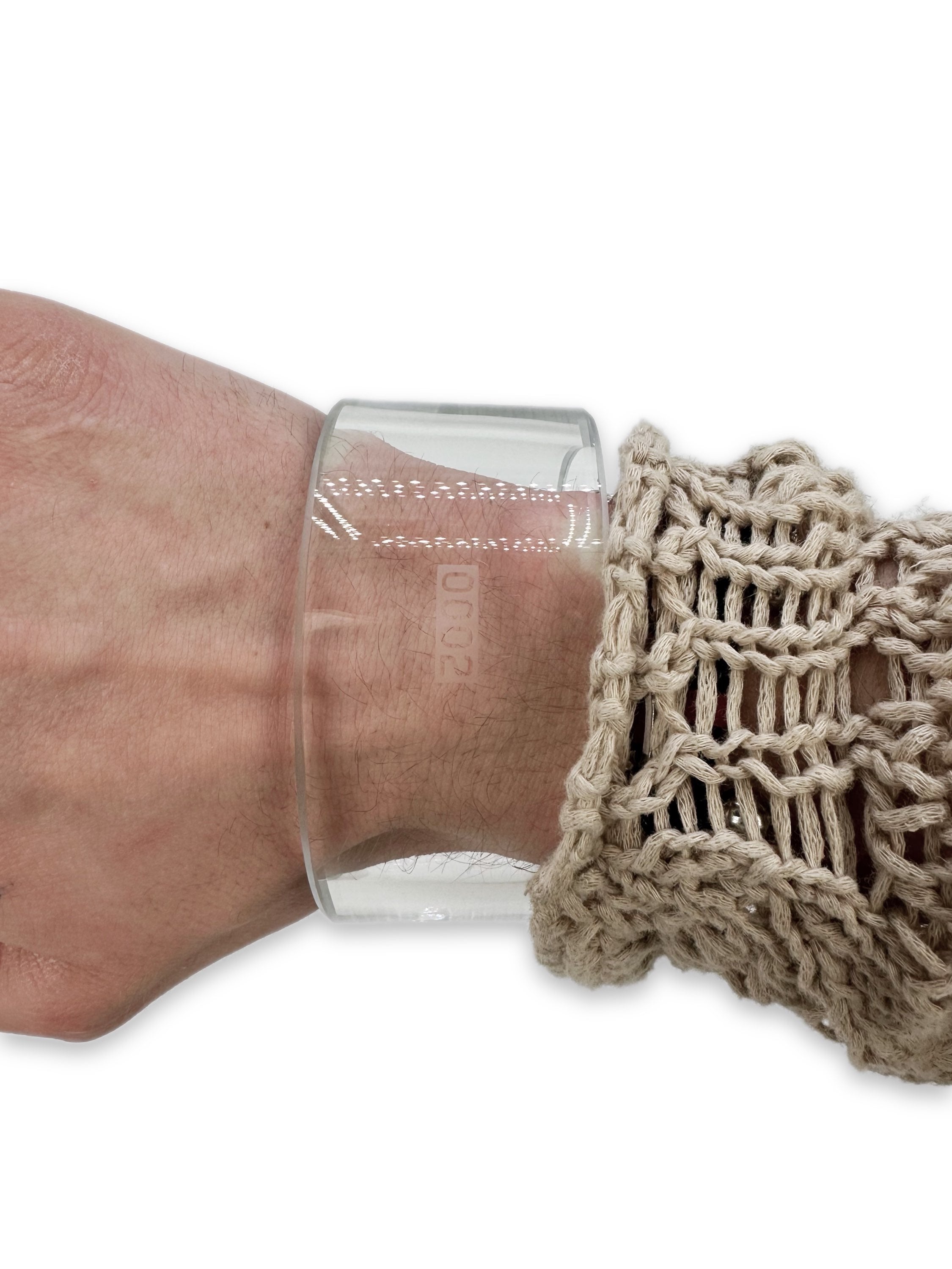 SS18 Kiko Kostadinov ‘0002’ Glass Bangle Bracelet