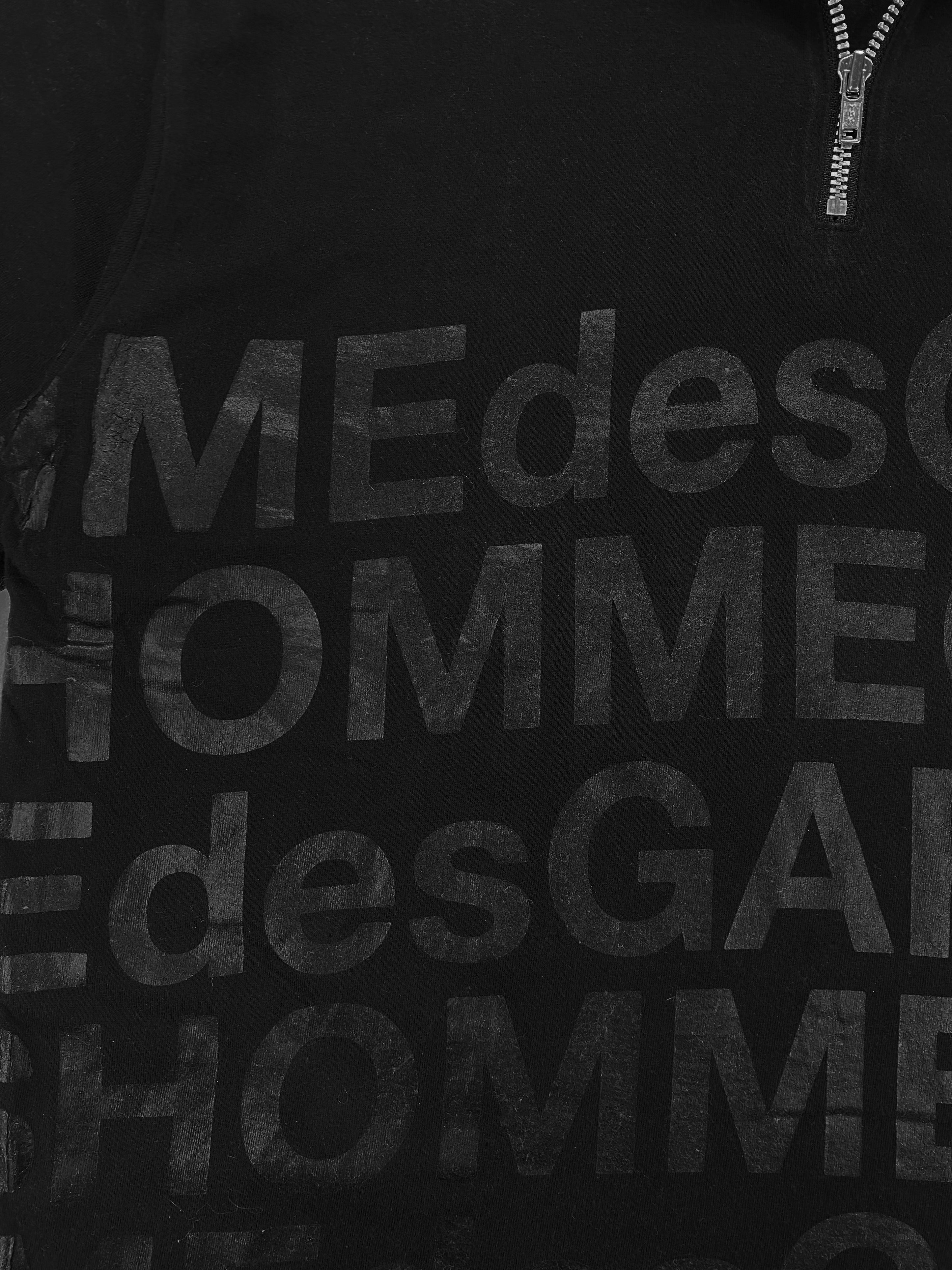 SS04 Comme Des Garçons Homme Spell Out Collared Shirt