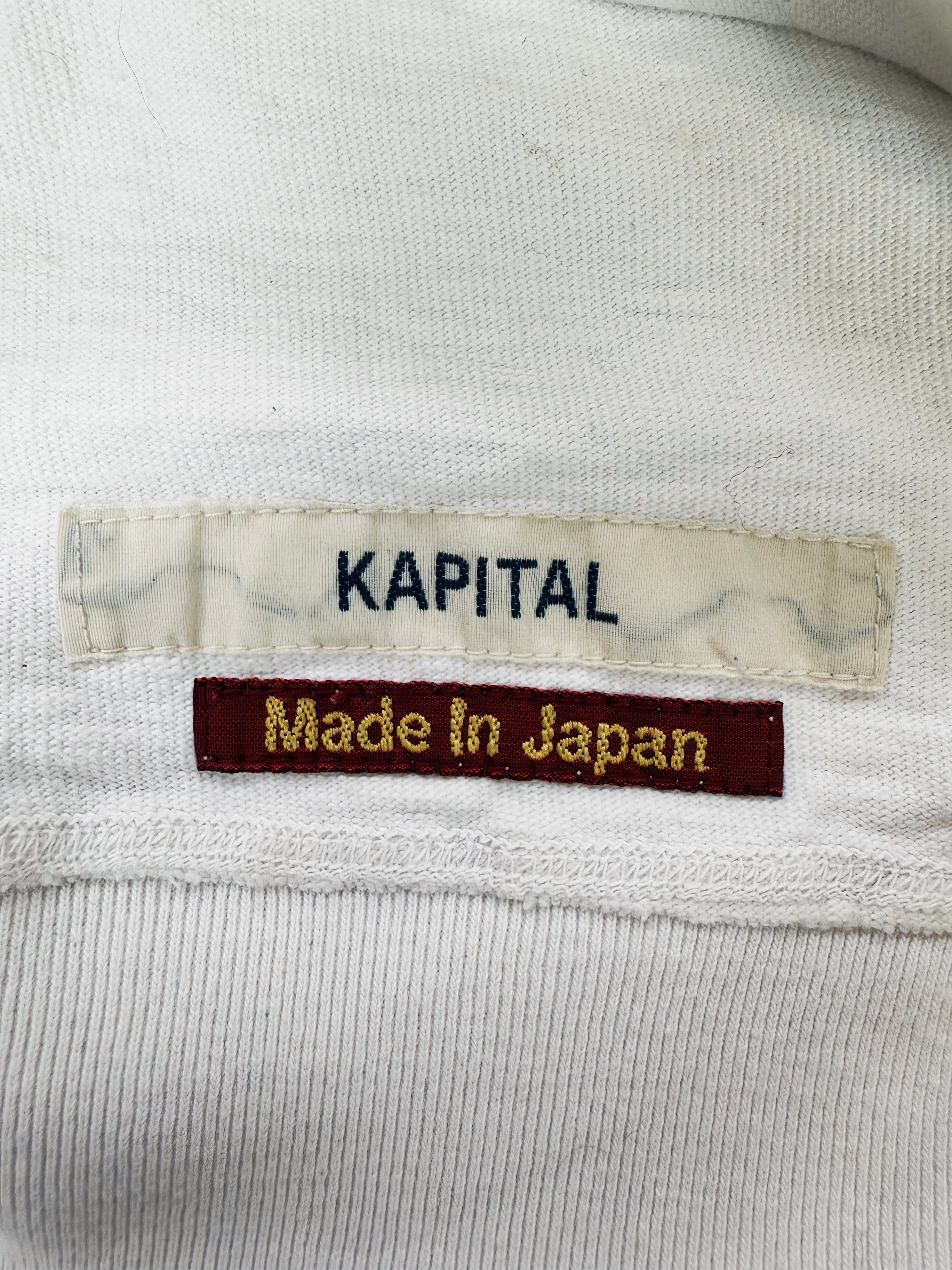 Kapital White Heavy Weight Sleeveless Tank-top