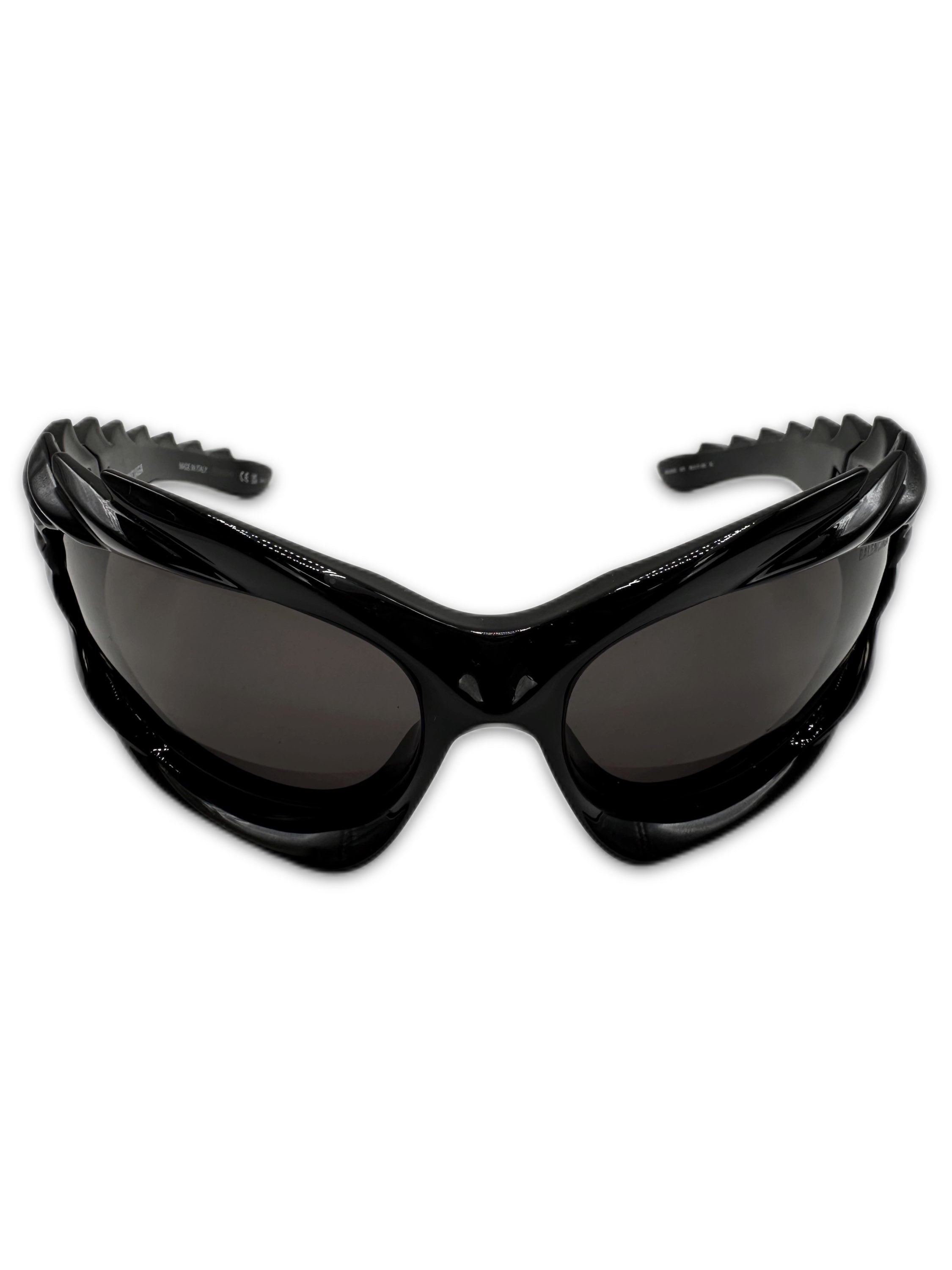 SS23 Balenciaga ‘Spike’ Dark Tint Black Sunglasses