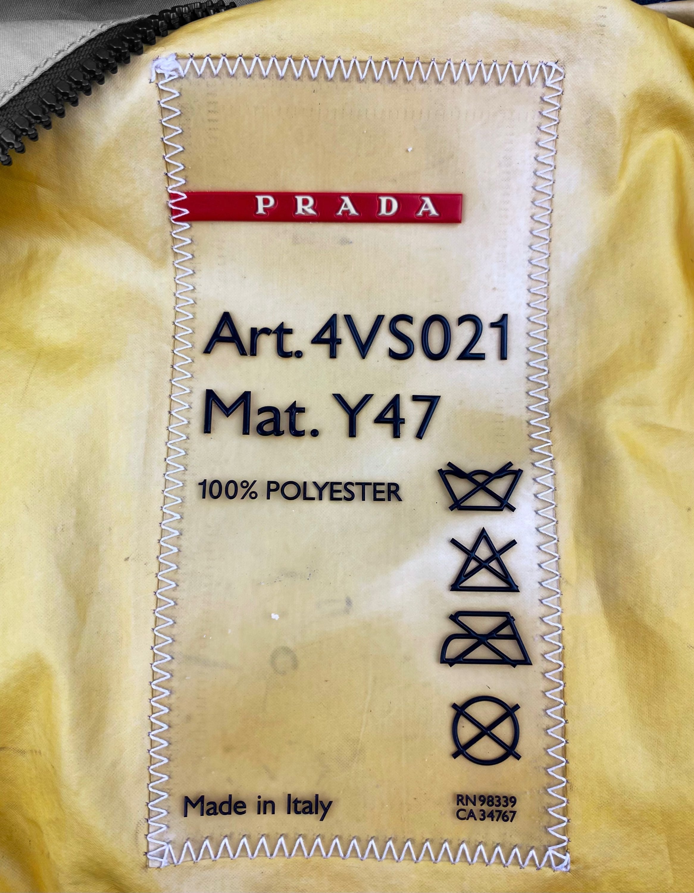 2000’s Prada Sport Full Size Zippered Duffle Bag