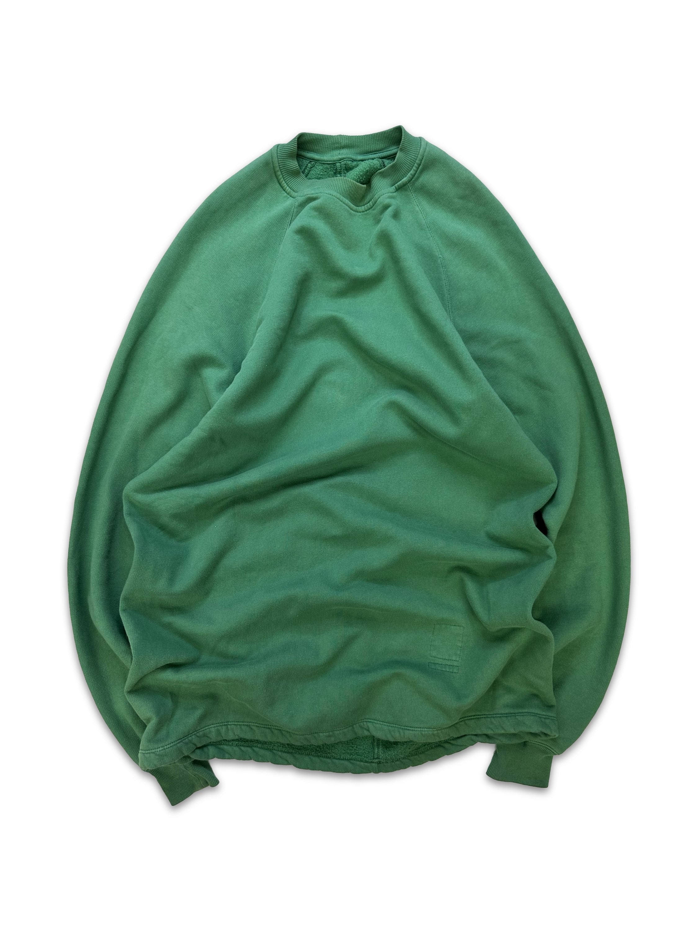 2015 Rick Owens DRKSHDW Green ‘Asymmetric’ Crewneck