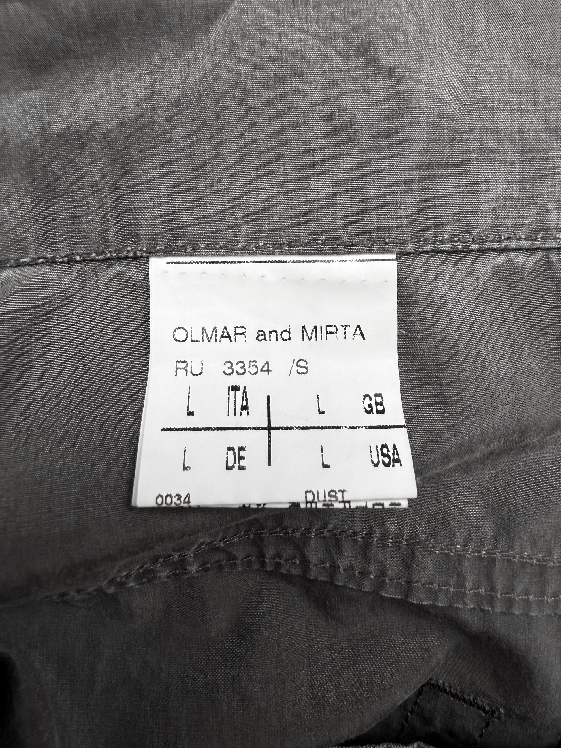 Rick Owens Olmar &amp; Mirta Era Grey Boot Cut Pants