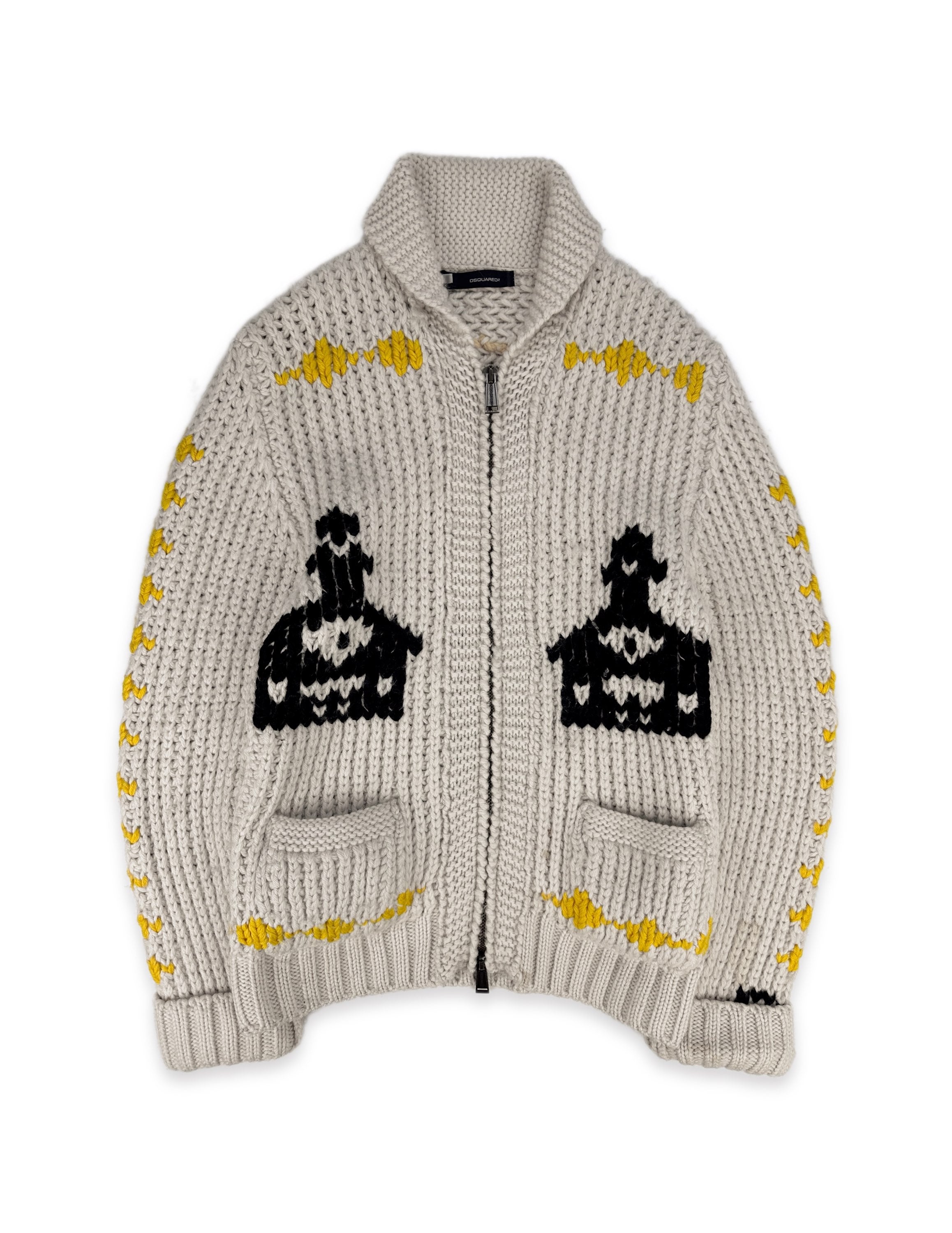 AW05 Dsquared2 ‘Jesus Loves Even Me’ Church Knitted Cowichan