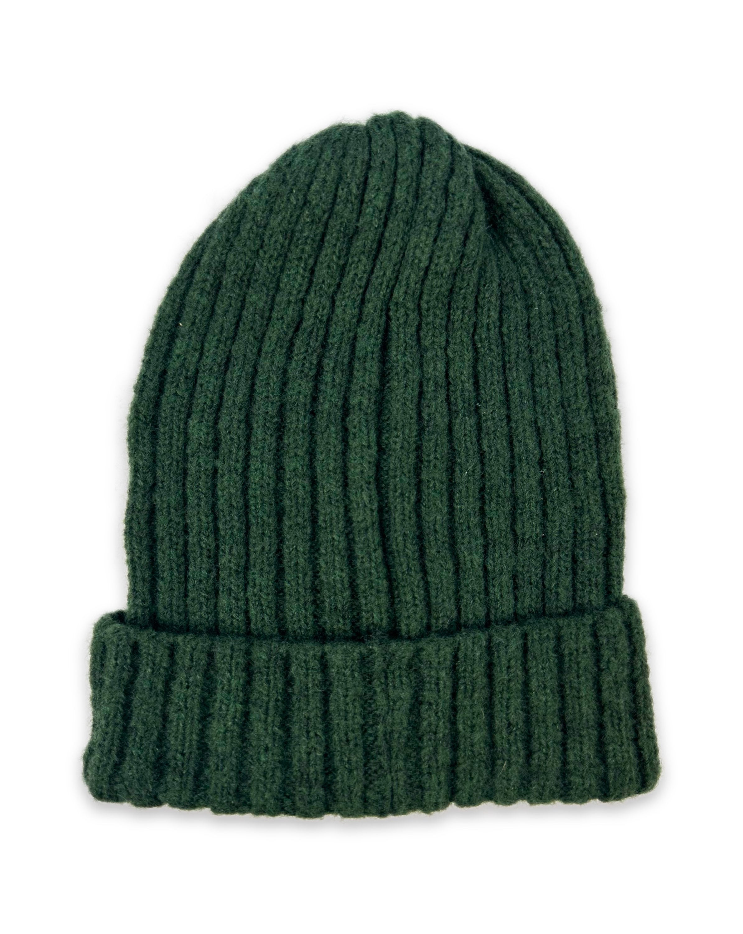 Kapital ‘Peace Activist’ Forest Green Wool Knit Beanie