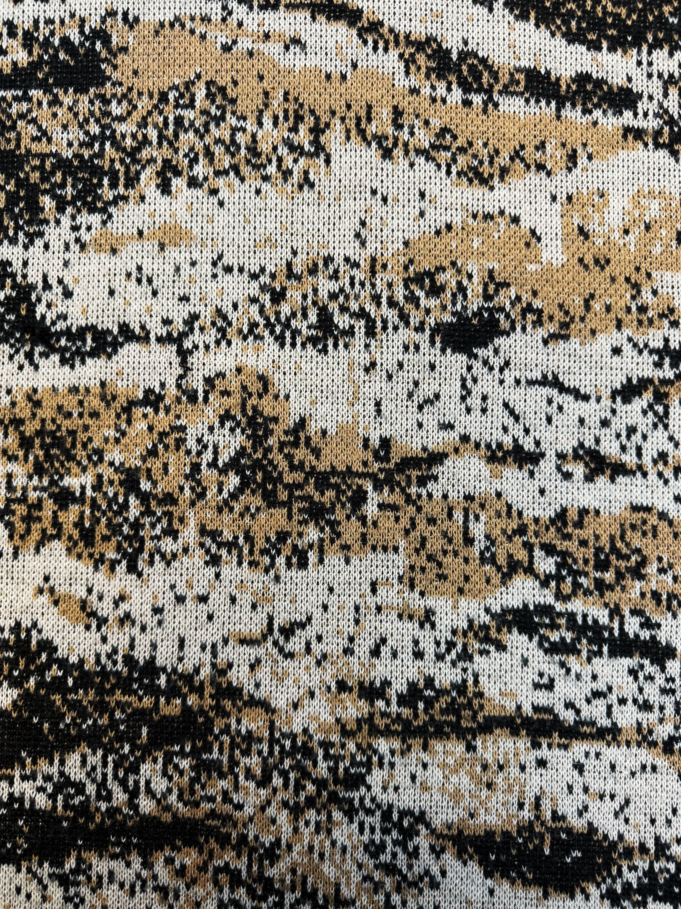 AW02 Raf Simons Virginia Creeper Digi Camo Knitted Turtleneck