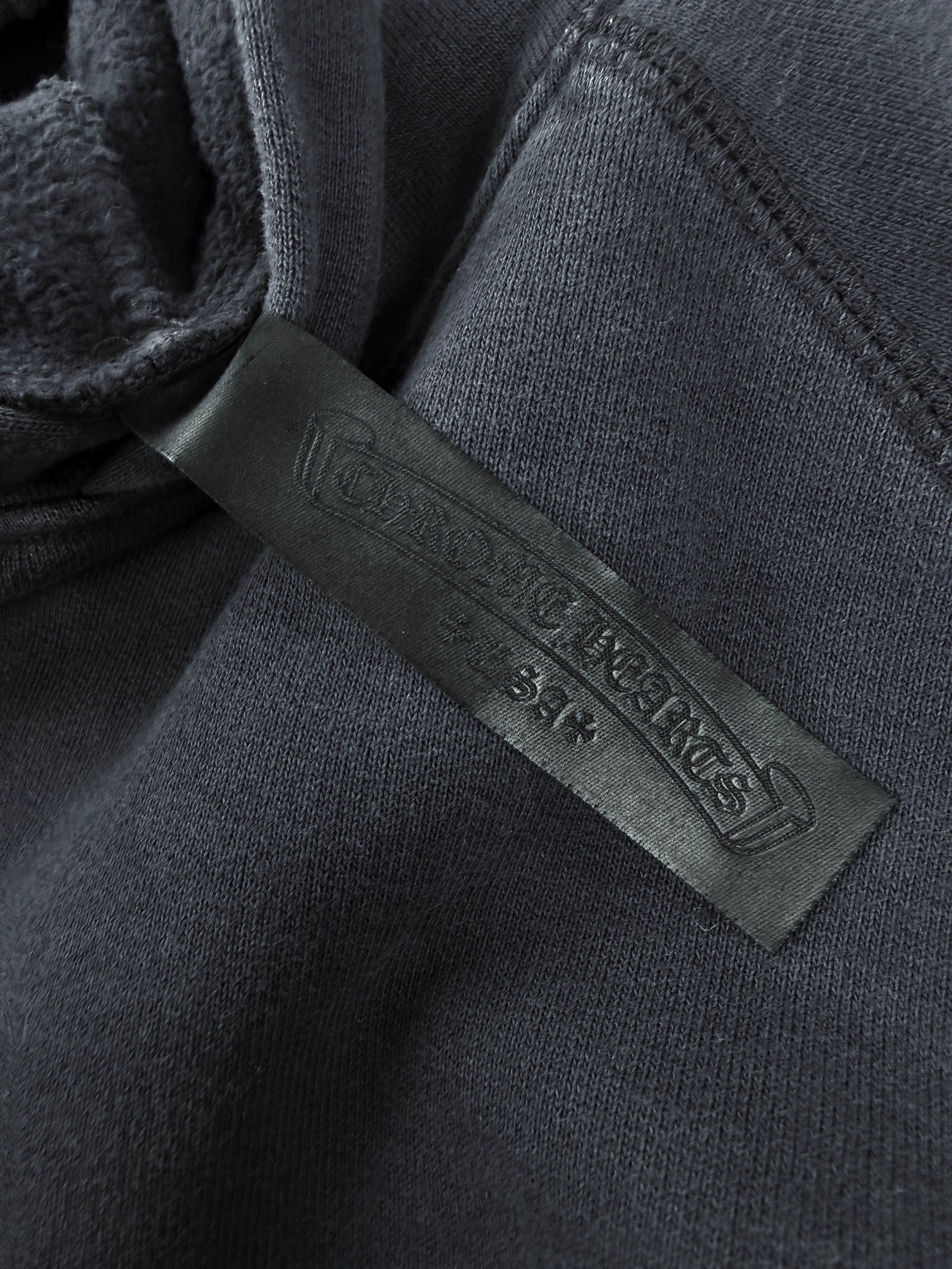 Chrome Hearts Blue Triple Cross Patch Paper Jam Cemetery Hoodie