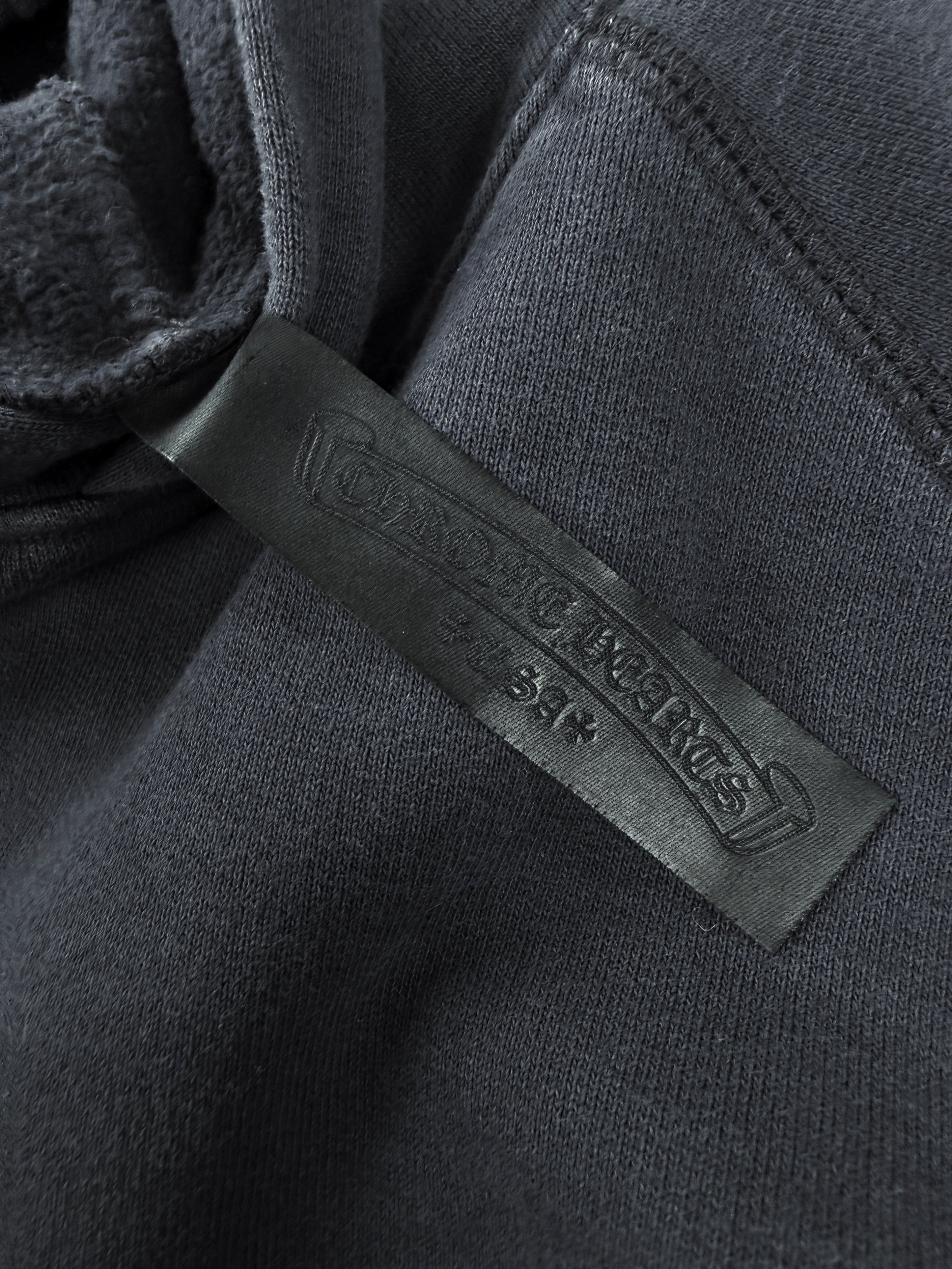 Chrome Hearts Blue Triple Cross Patch Paper Jam Cemetery Hoodie