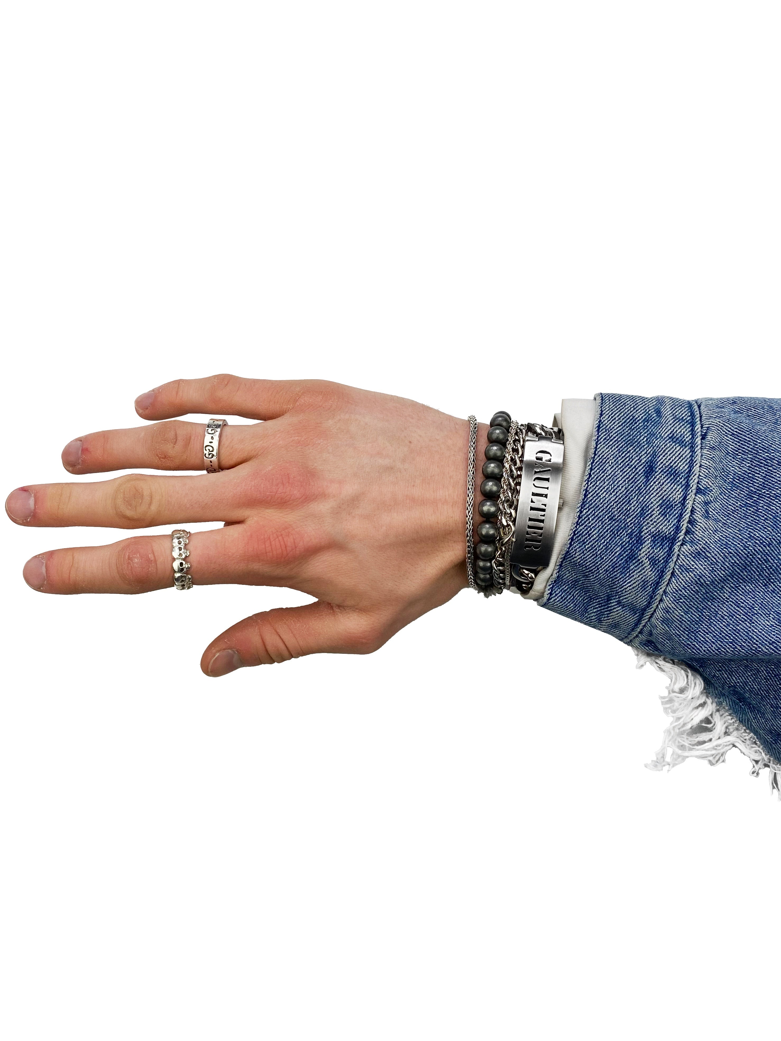 Jean Paul Gaultier Hinged Cuban Link Watch