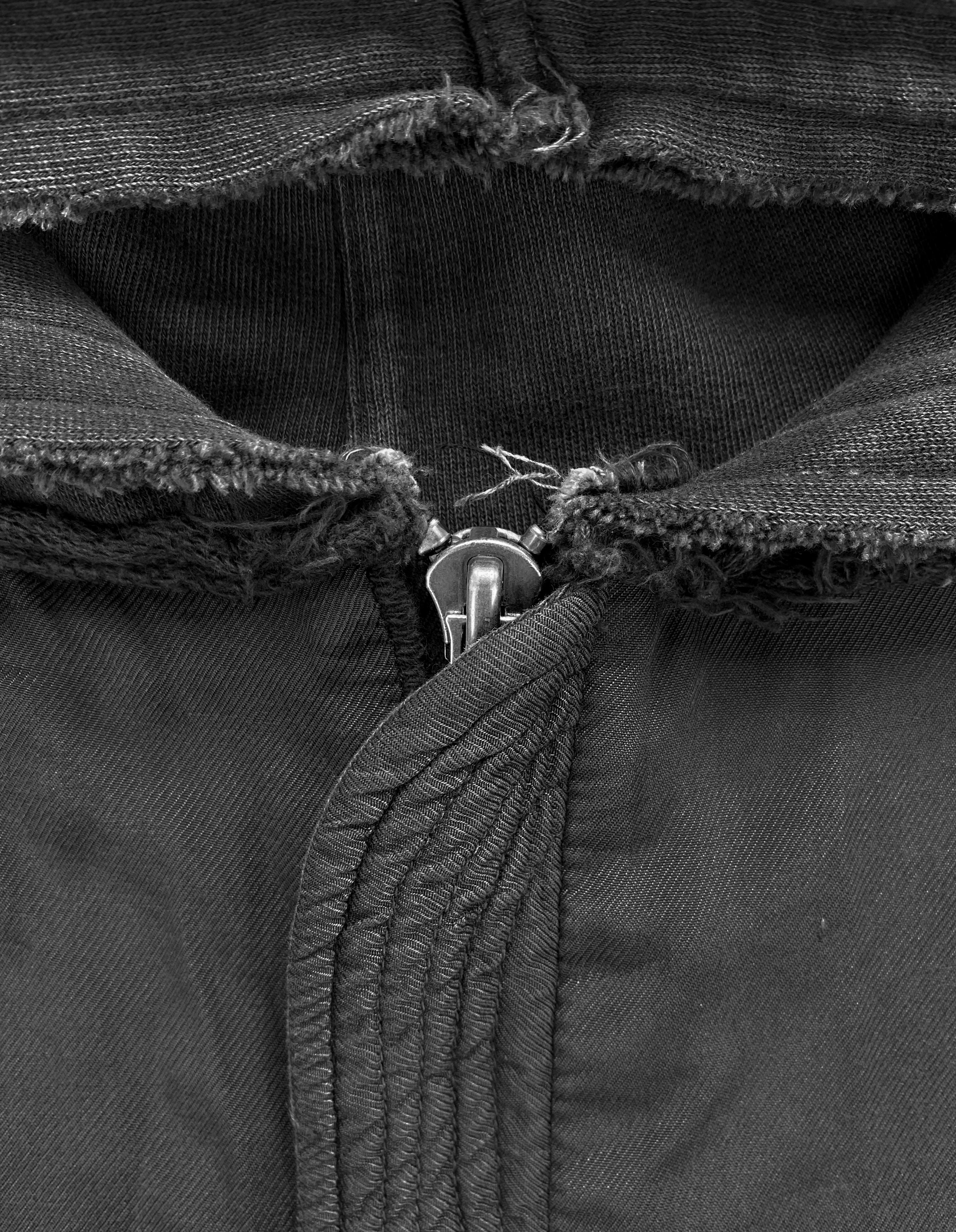 SS16 Haider Ackermann Oversized “Perth” Raglan Zip-up Cargo Hoodie